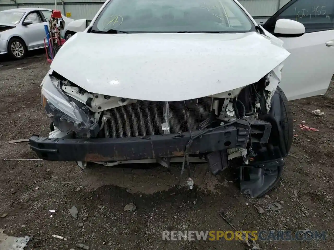 7 Photograph of a damaged car 5YFBURHE8KP909968 TOYOTA COROLLA 2019