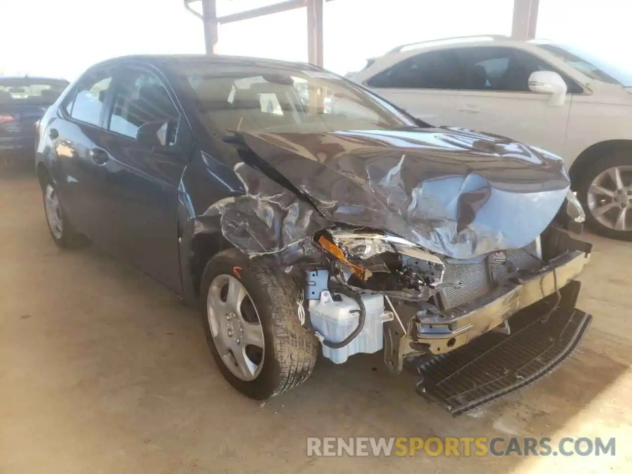 1 Photograph of a damaged car 5YFBURHE8KP910022 TOYOTA COROLLA 2019