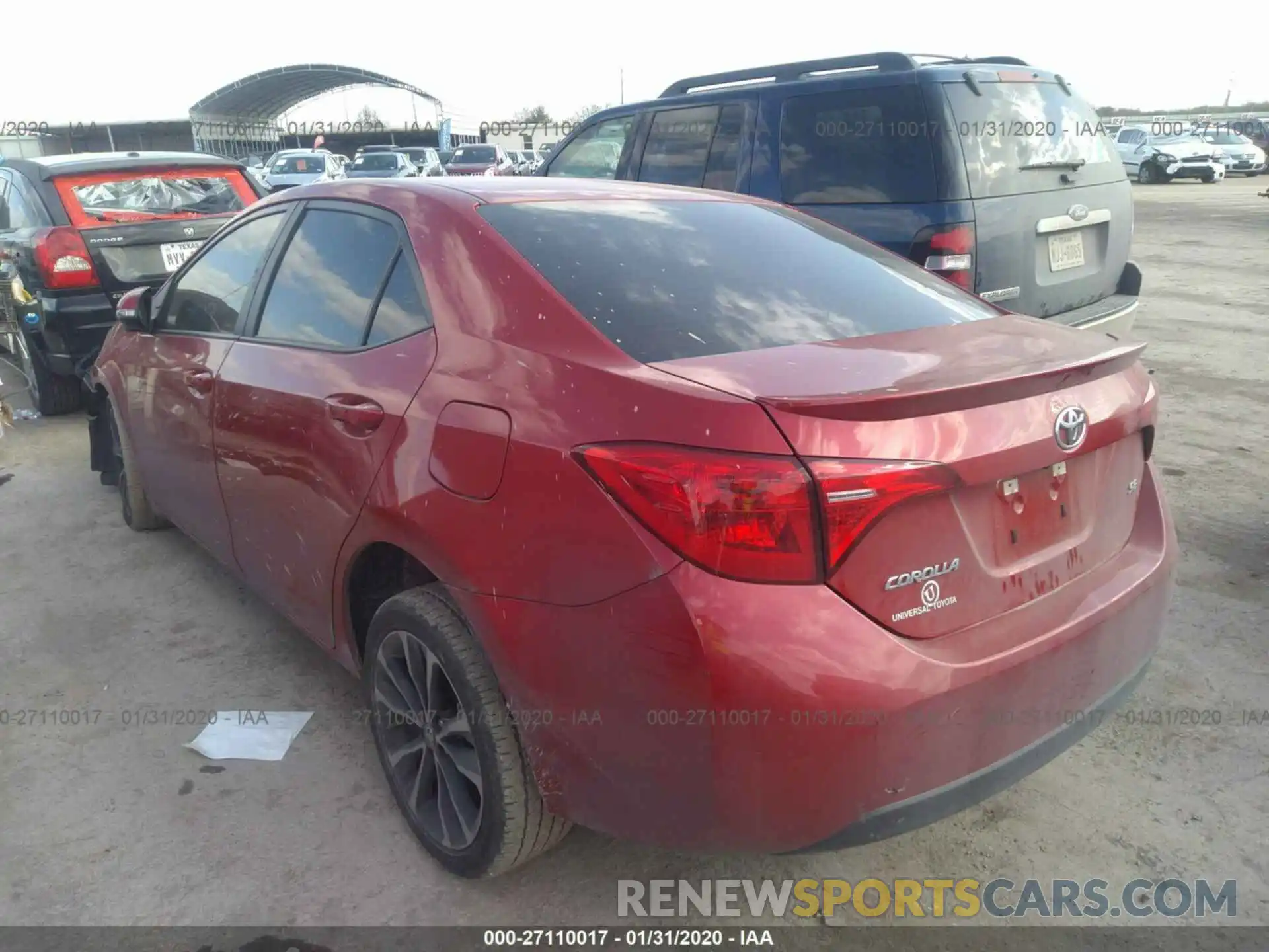 3 Photograph of a damaged car 5YFBURHE8KP910070 TOYOTA COROLLA 2019