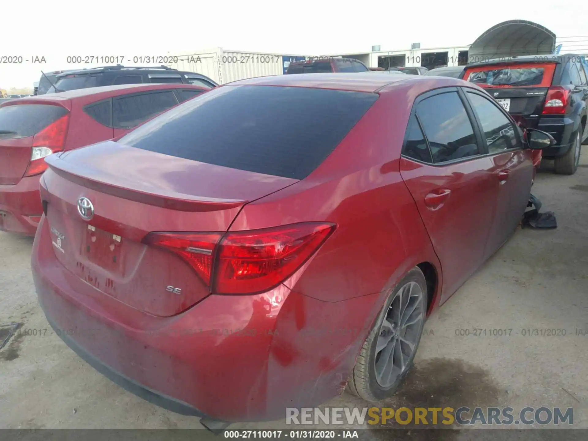 4 Photograph of a damaged car 5YFBURHE8KP910070 TOYOTA COROLLA 2019