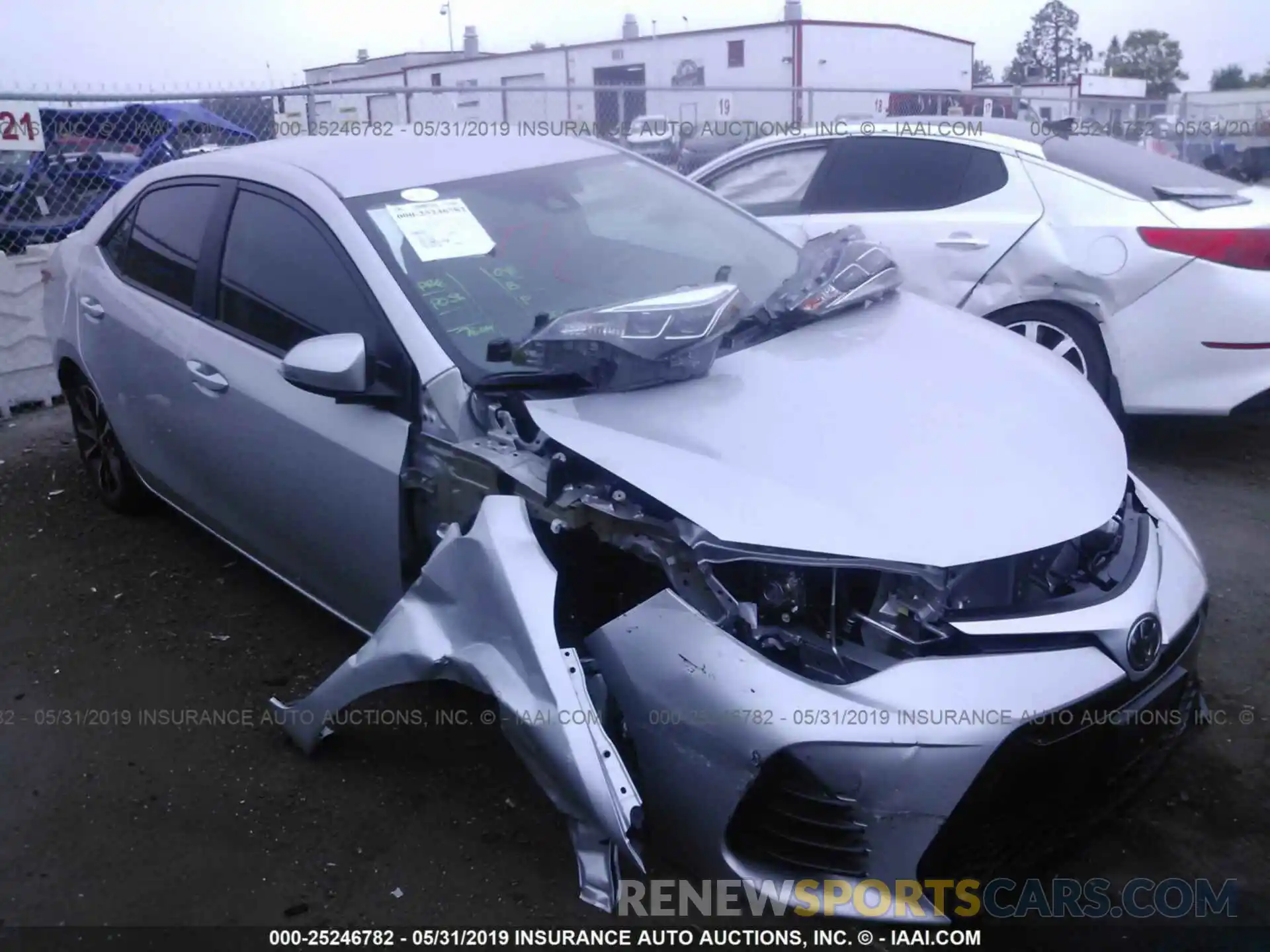 1 Photograph of a damaged car 5YFBURHE8KP910215 TOYOTA COROLLA 2019