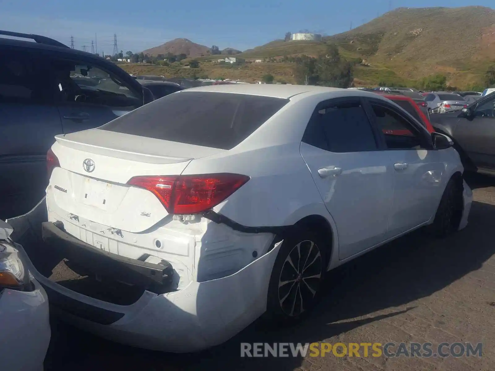 4 Photograph of a damaged car 5YFBURHE8KP910229 TOYOTA COROLLA 2019