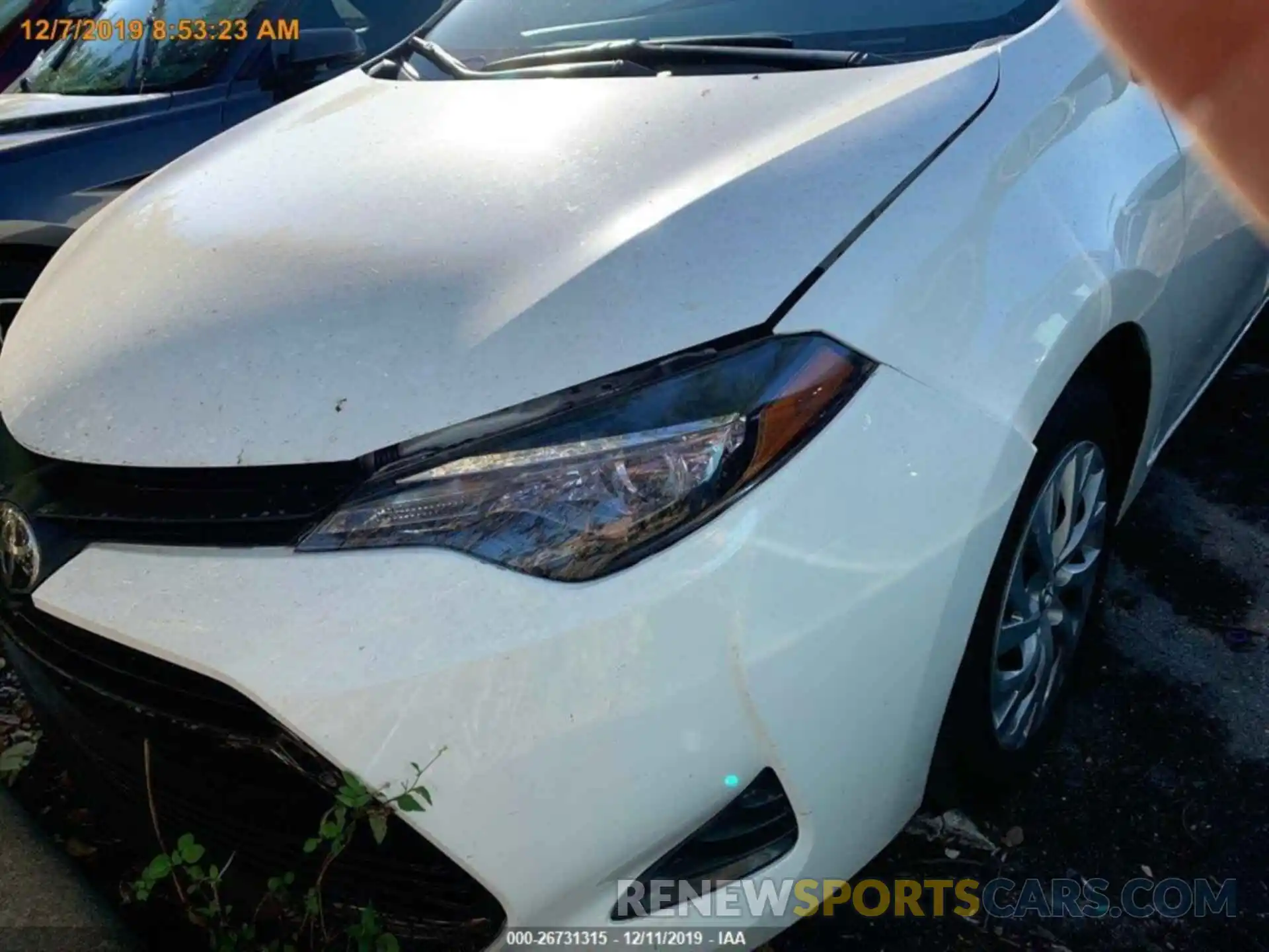 2 Photograph of a damaged car 5YFBURHE8KP910408 TOYOTA COROLLA 2019