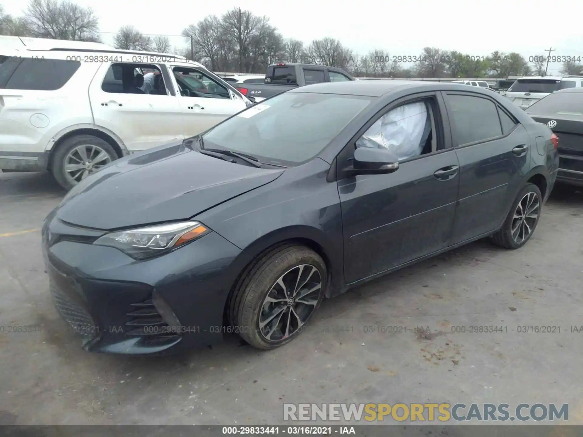 2 Photograph of a damaged car 5YFBURHE8KP910599 TOYOTA COROLLA 2019