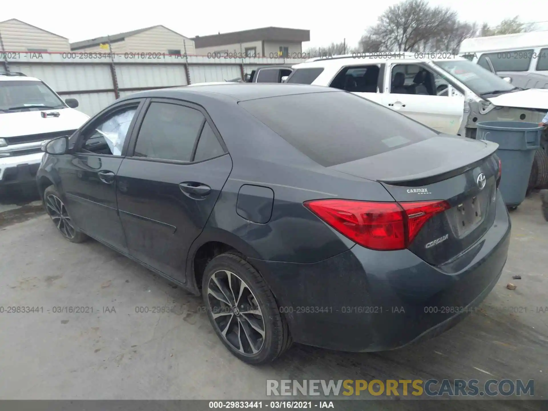 3 Photograph of a damaged car 5YFBURHE8KP910599 TOYOTA COROLLA 2019