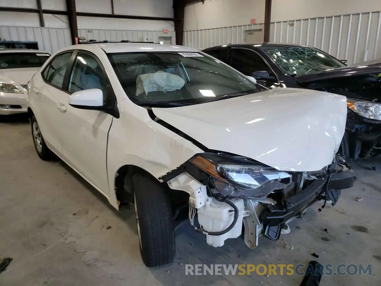 1 Photograph of a damaged car 5YFBURHE8KP910828 TOYOTA COROLLA 2019