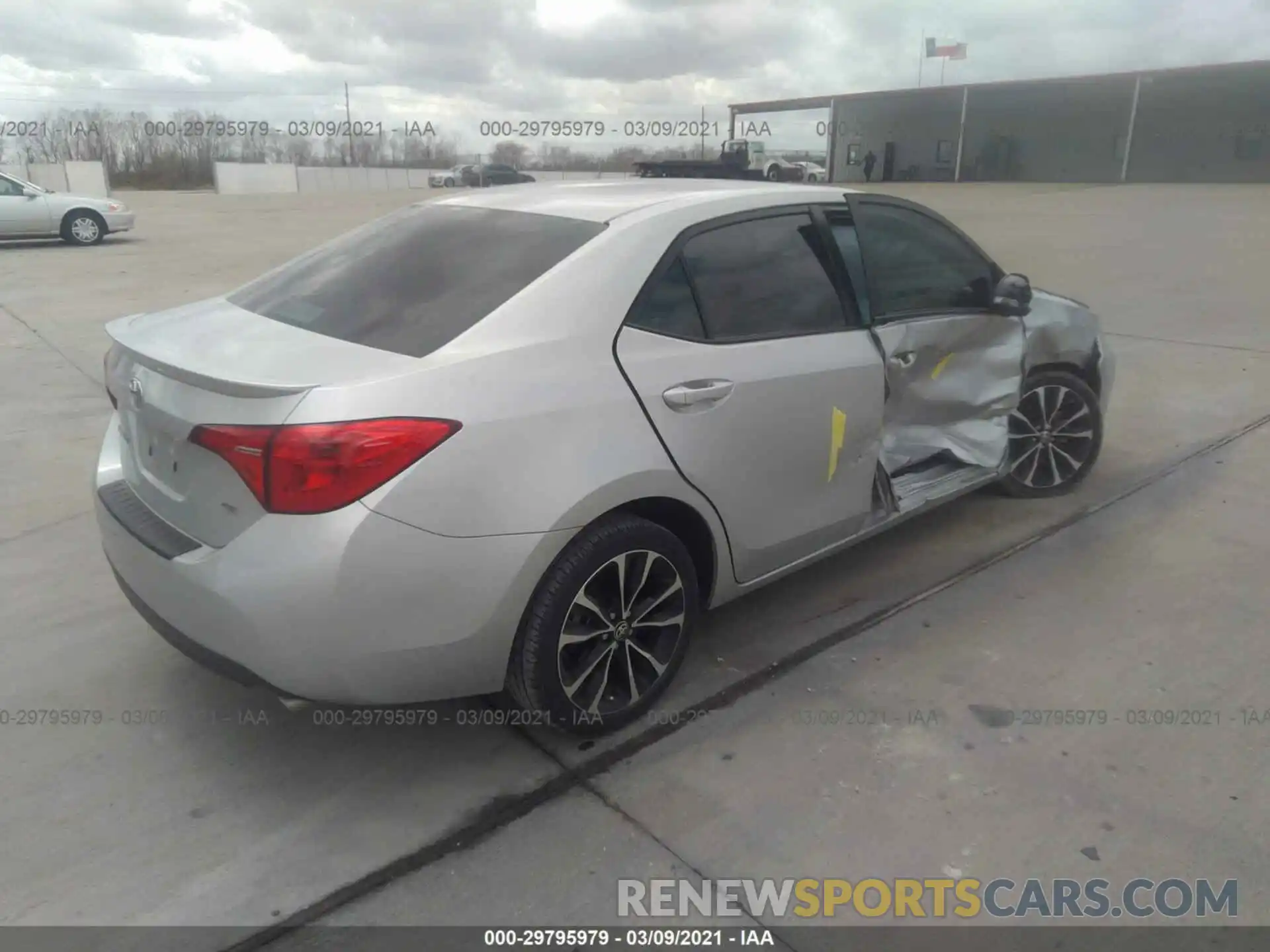 4 Photograph of a damaged car 5YFBURHE8KP910943 TOYOTA COROLLA 2019