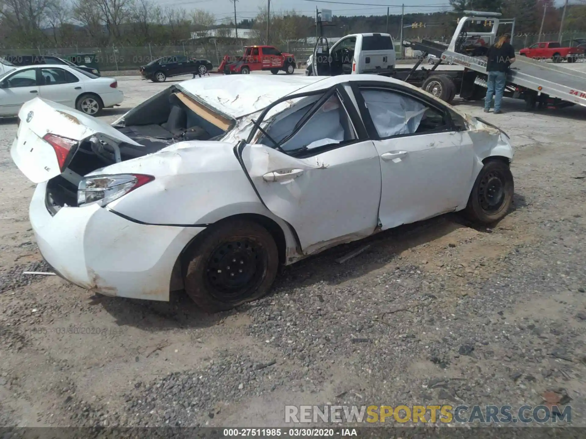 4 Photograph of a damaged car 5YFBURHE8KP911686 TOYOTA COROLLA 2019