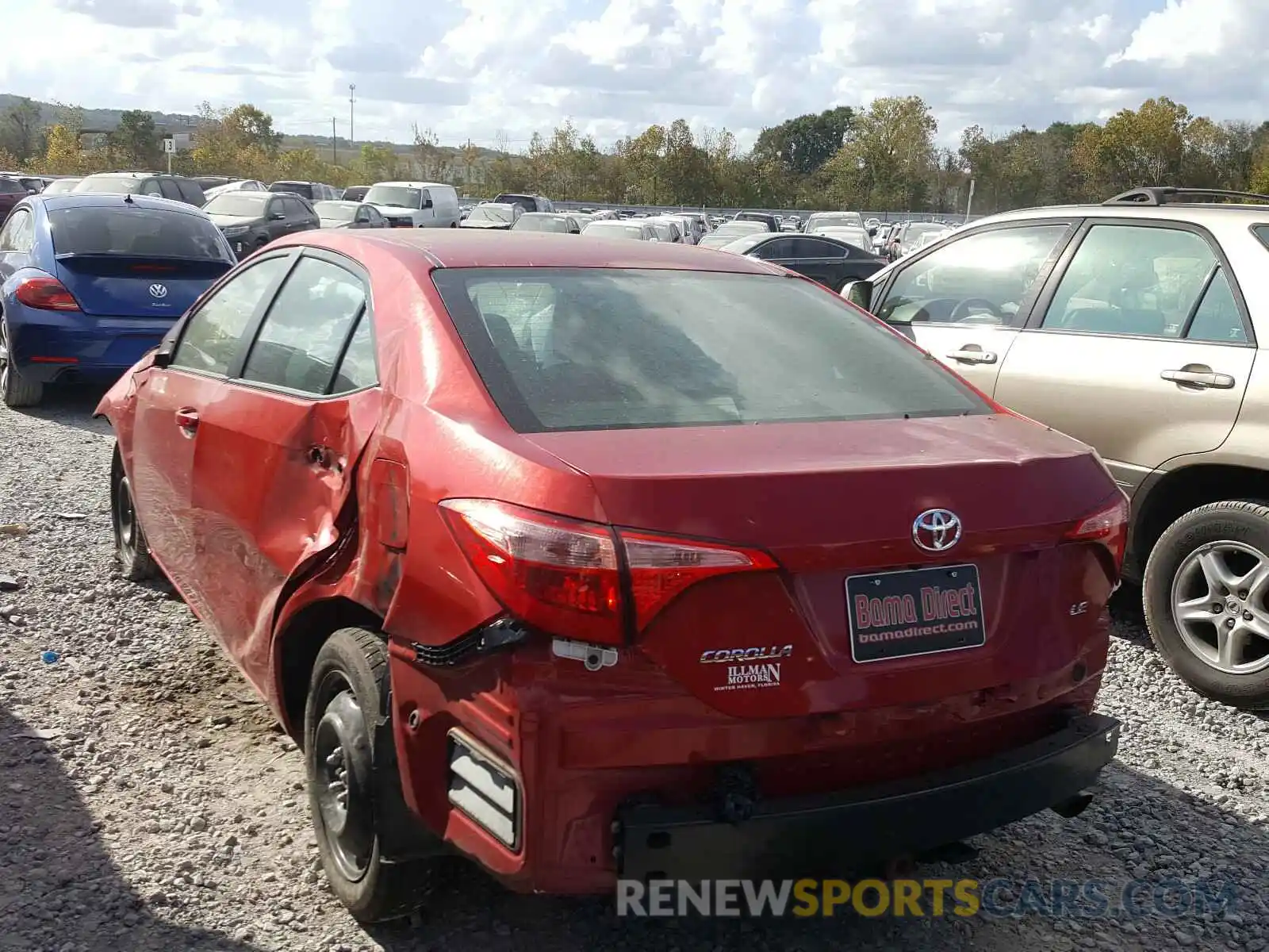 3 Photograph of a damaged car 5YFBURHE8KP911753 TOYOTA COROLLA 2019