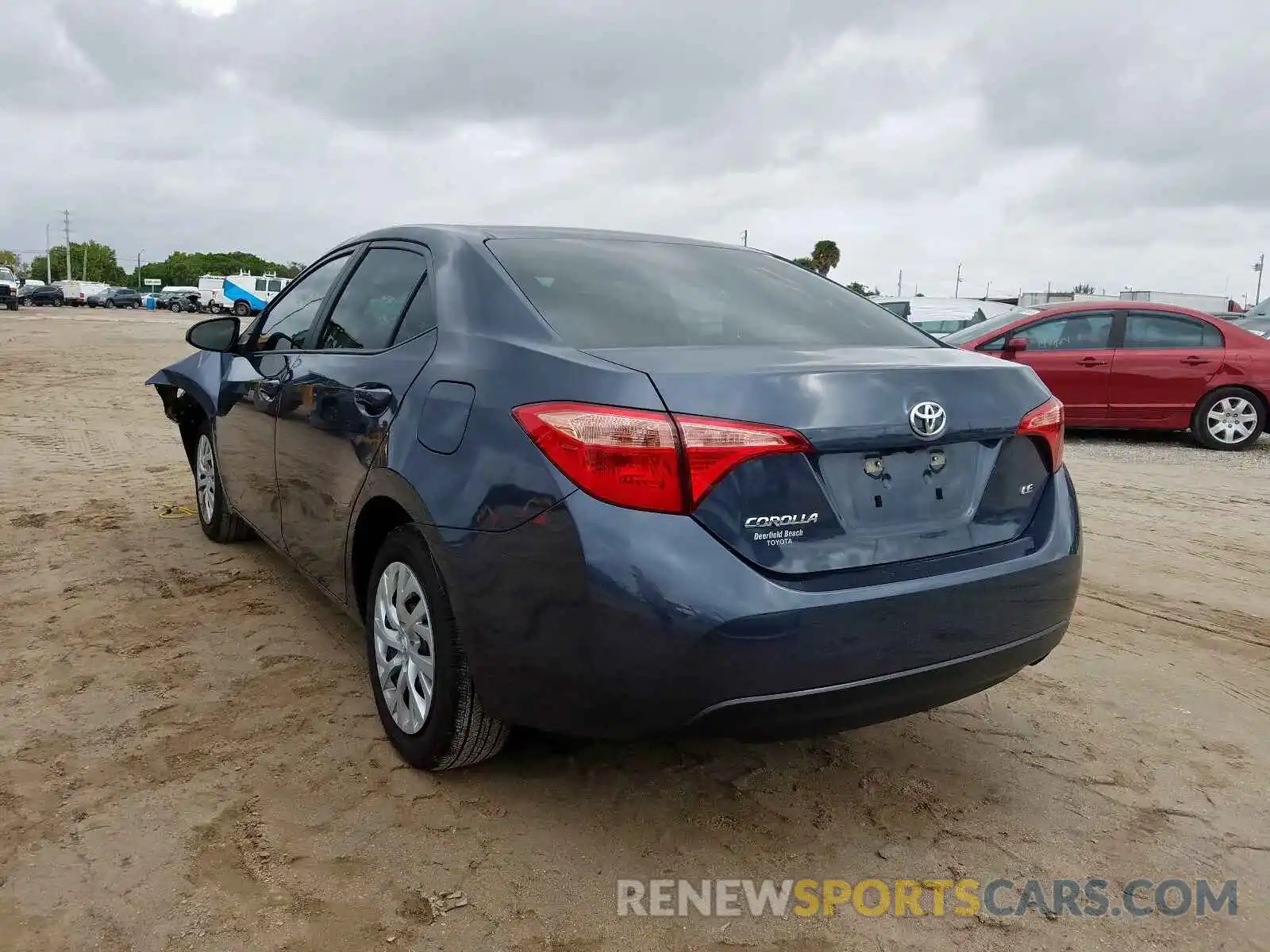 3 Photograph of a damaged car 5YFBURHE8KP913342 TOYOTA COROLLA 2019