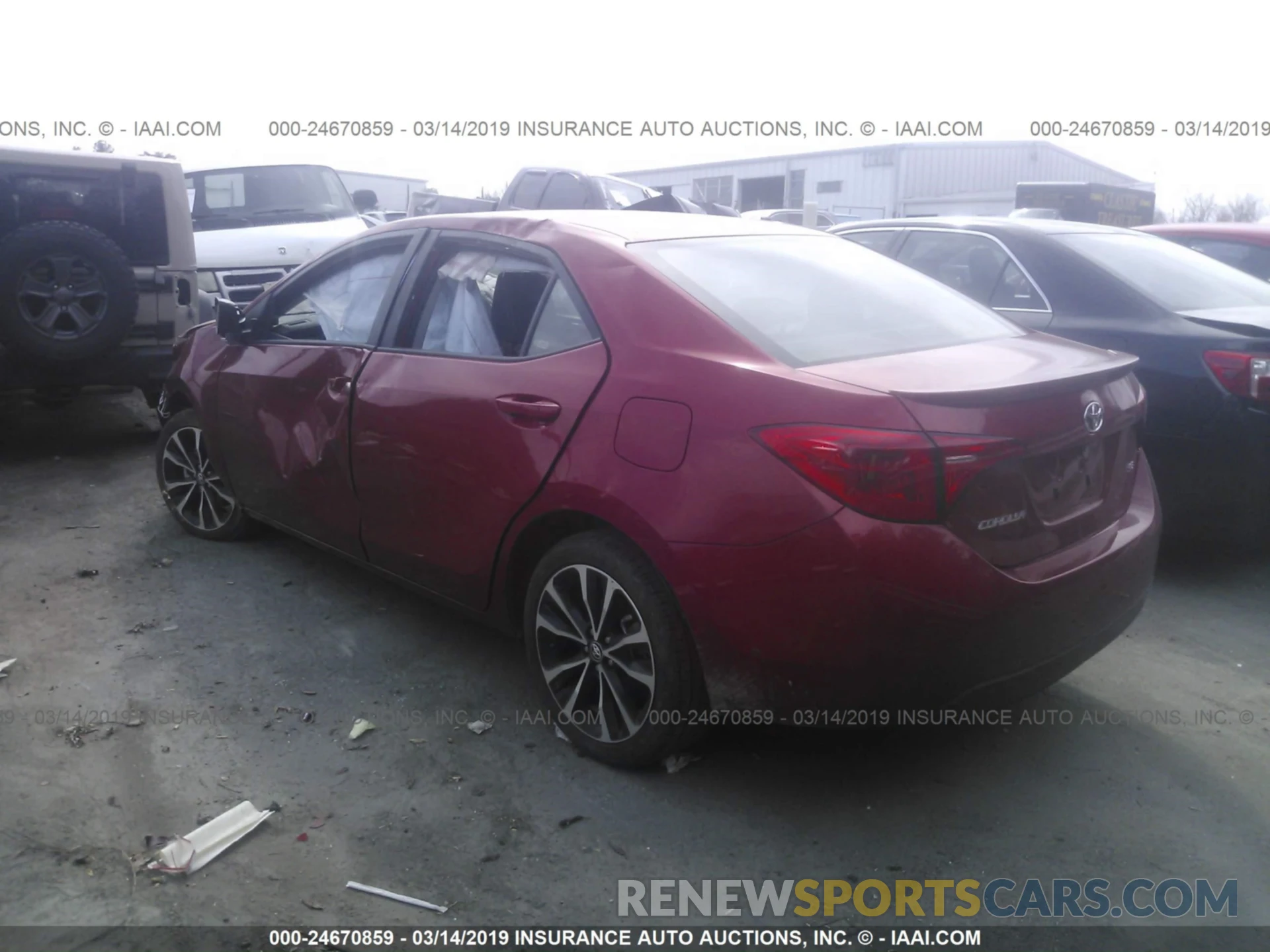 3 Photograph of a damaged car 5YFBURHE8KP913387 TOYOTA COROLLA 2019