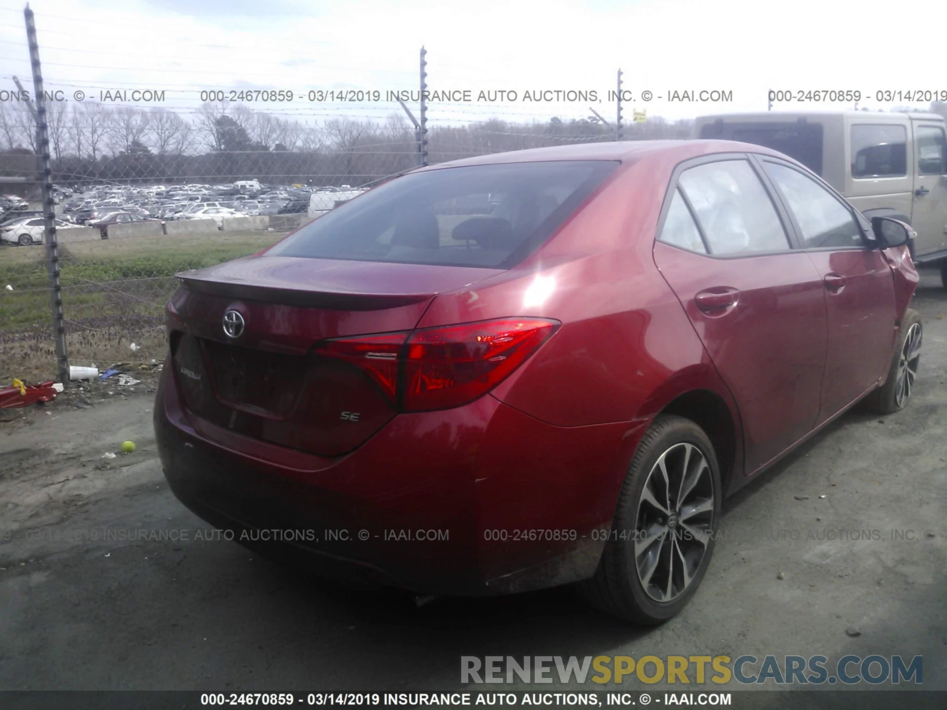 4 Photograph of a damaged car 5YFBURHE8KP913387 TOYOTA COROLLA 2019