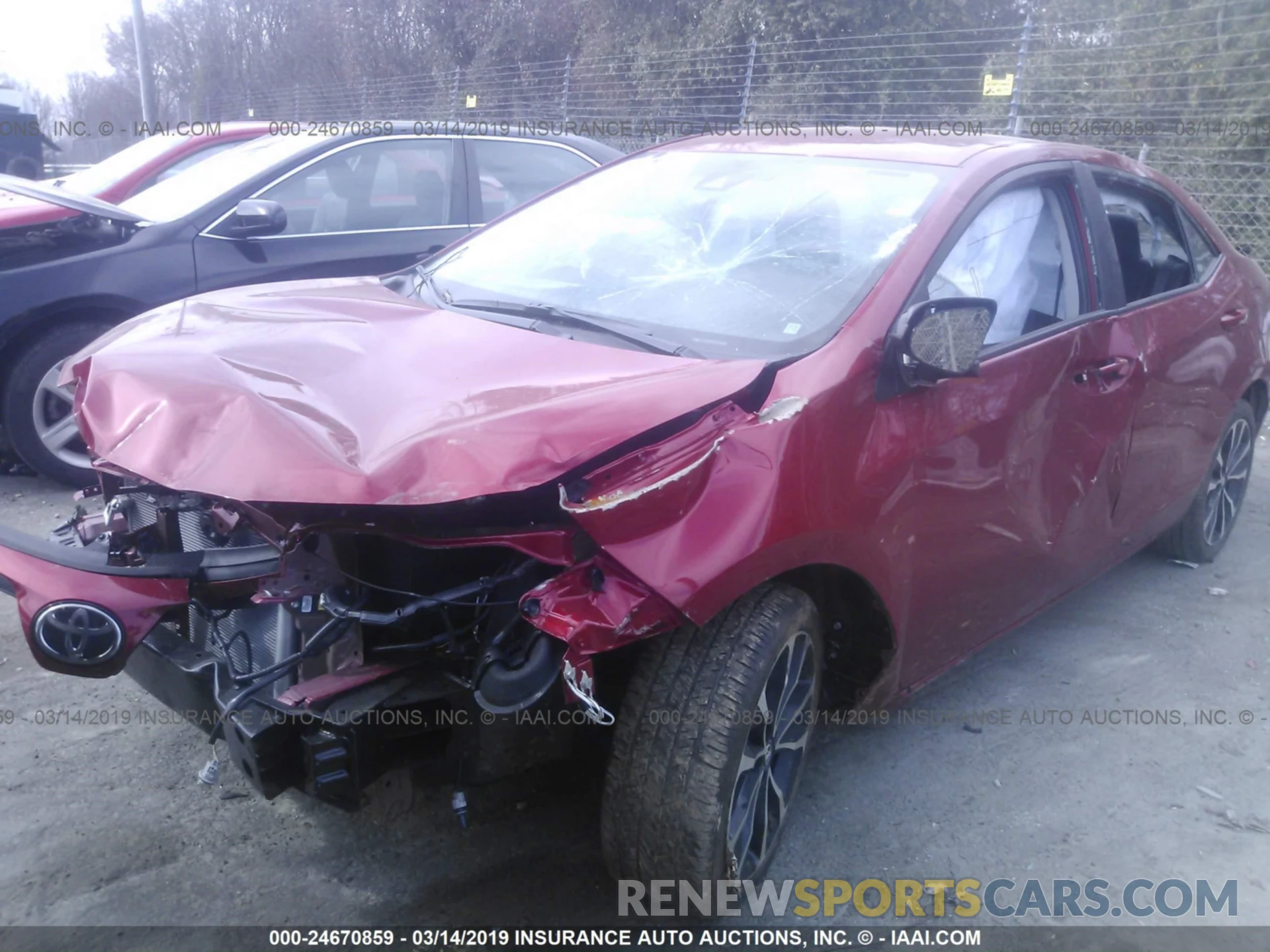 6 Photograph of a damaged car 5YFBURHE8KP913387 TOYOTA COROLLA 2019