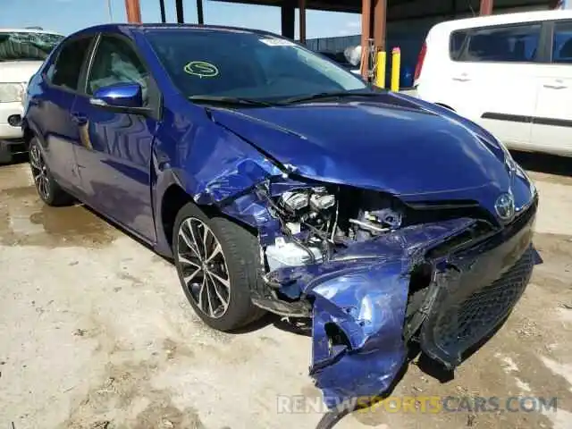 1 Photograph of a damaged car 5YFBURHE8KP913499 TOYOTA COROLLA 2019