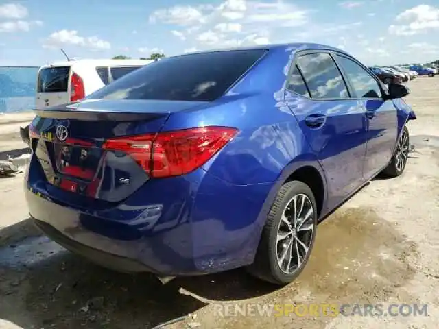 4 Photograph of a damaged car 5YFBURHE8KP913499 TOYOTA COROLLA 2019