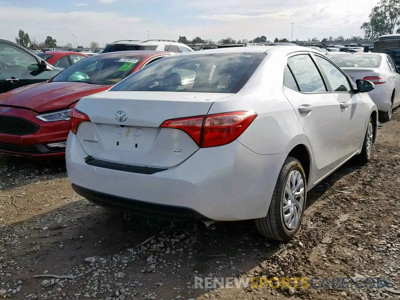 4 Photograph of a damaged car 5YFBURHE8KP913745 TOYOTA COROLLA 2019