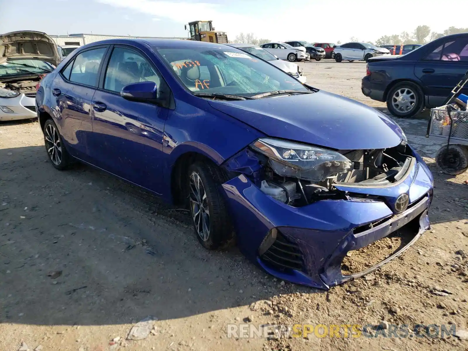 1 Photograph of a damaged car 5YFBURHE8KP914538 TOYOTA COROLLA 2019