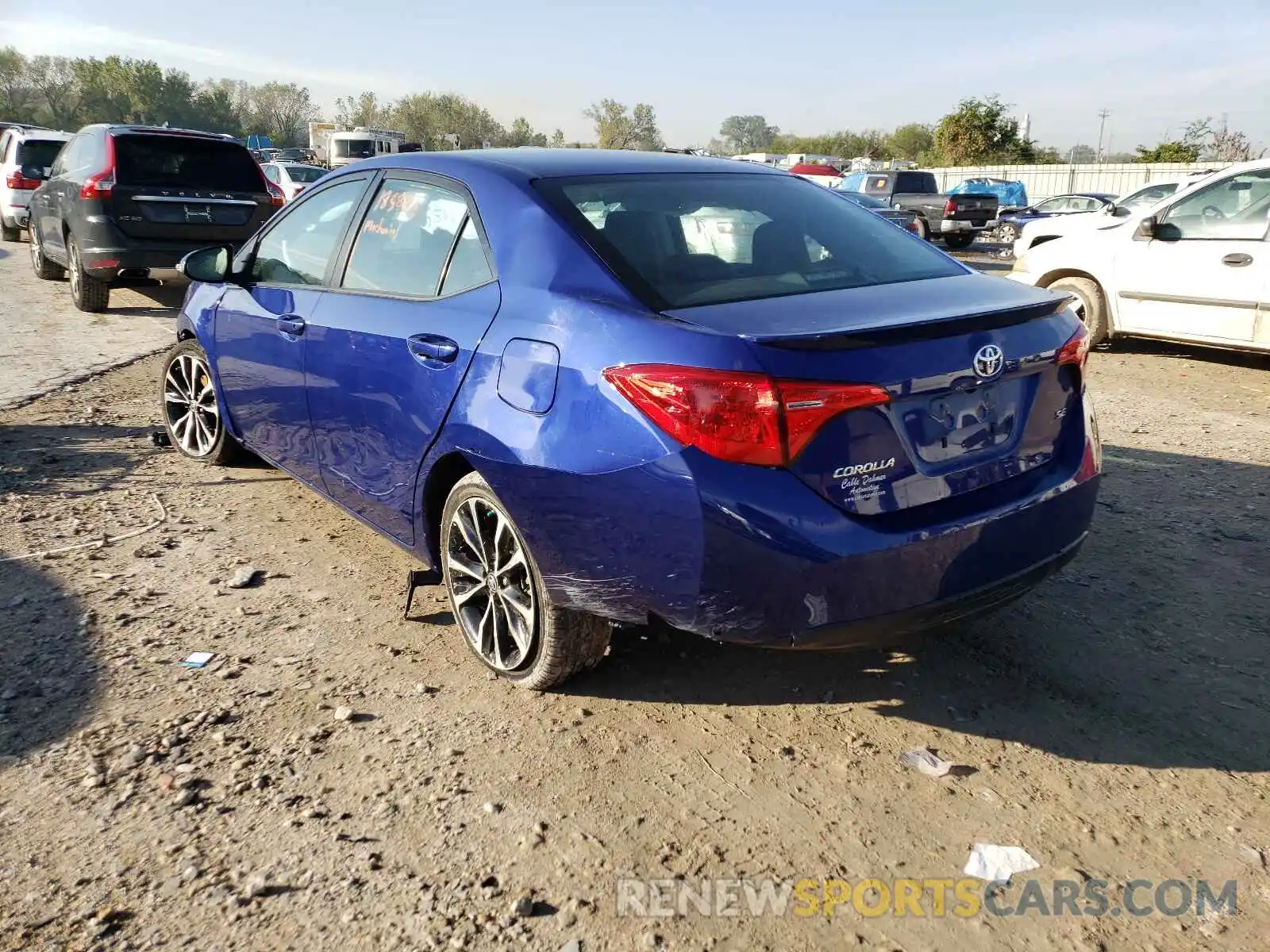 3 Photograph of a damaged car 5YFBURHE8KP914538 TOYOTA COROLLA 2019