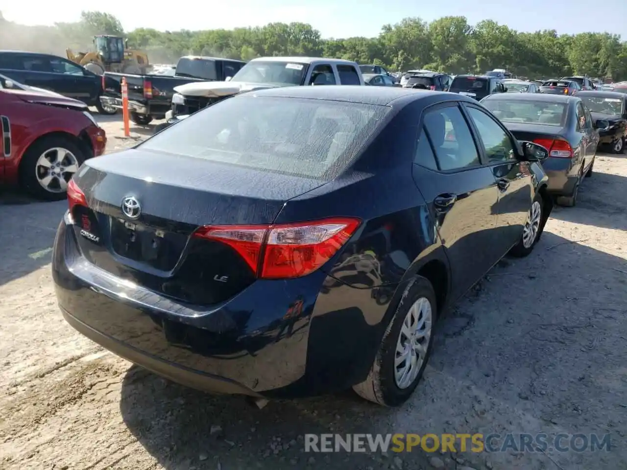 4 Photograph of a damaged car 5YFBURHE8KP915088 TOYOTA COROLLA 2019