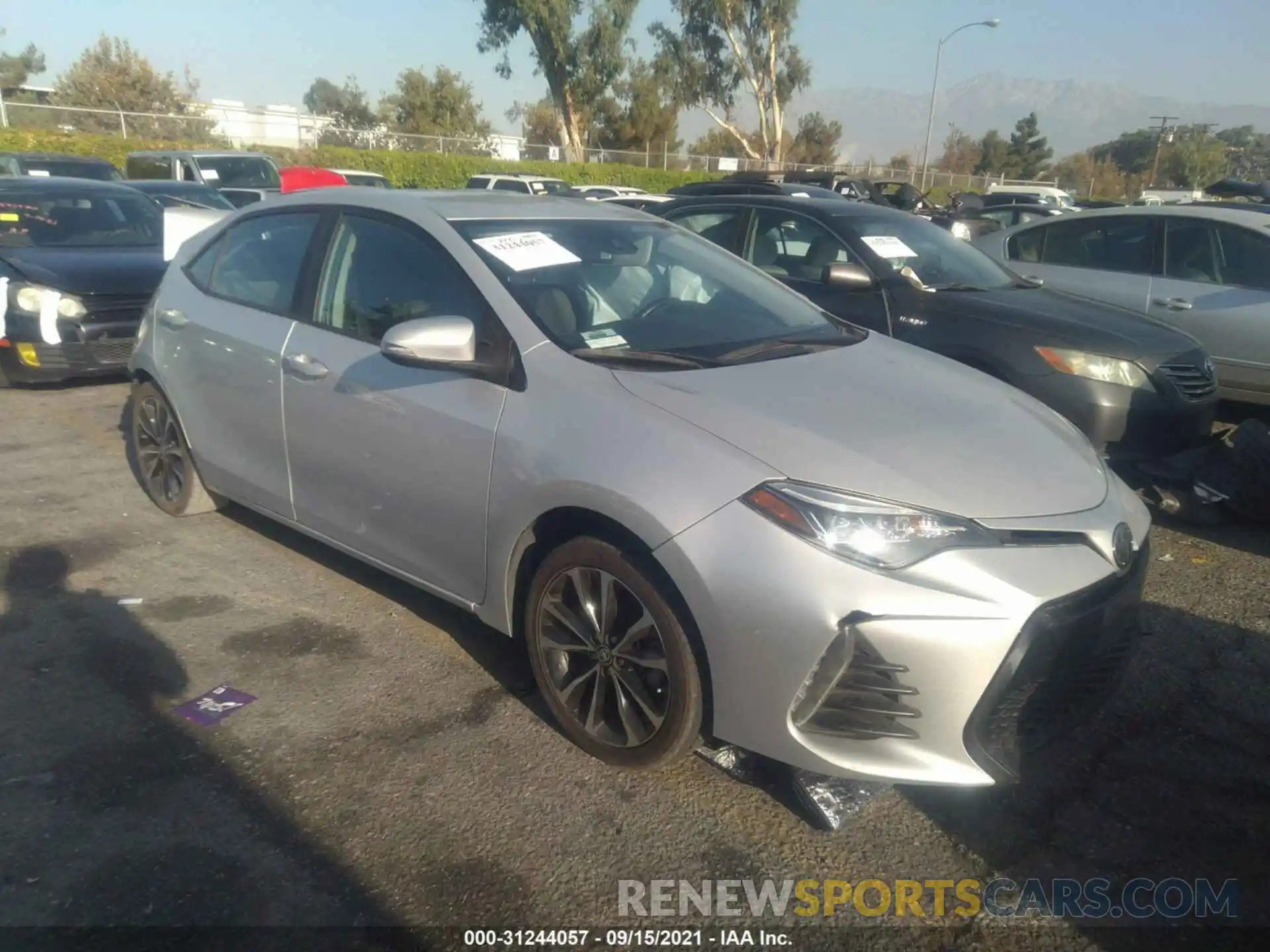 1 Photograph of a damaged car 5YFBURHE8KP915429 TOYOTA COROLLA 2019