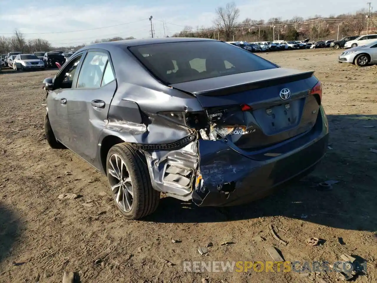 3 Photograph of a damaged car 5YFBURHE8KP915432 TOYOTA COROLLA 2019