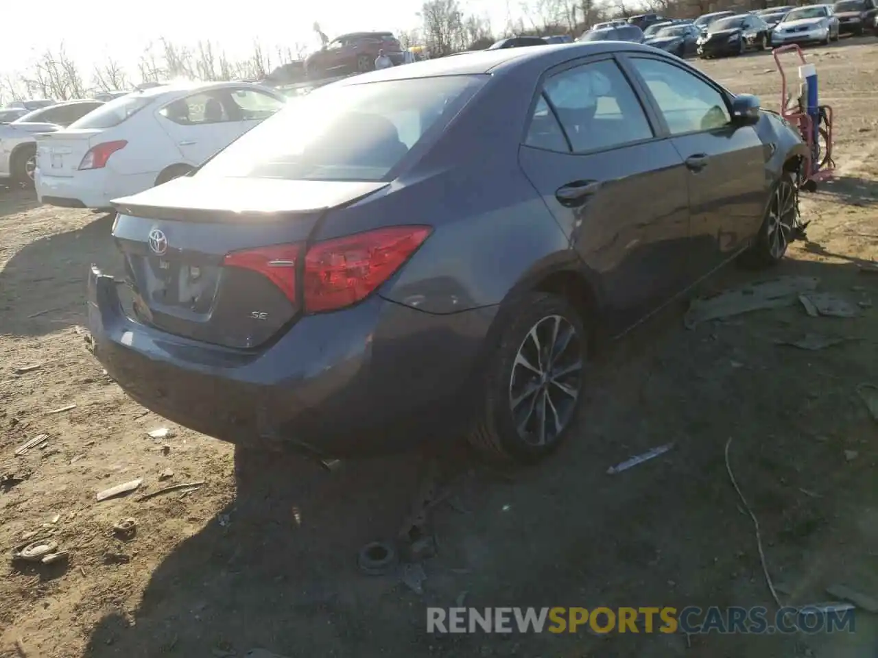 4 Photograph of a damaged car 5YFBURHE8KP915432 TOYOTA COROLLA 2019