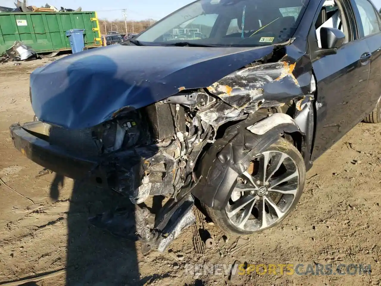 9 Photograph of a damaged car 5YFBURHE8KP915432 TOYOTA COROLLA 2019