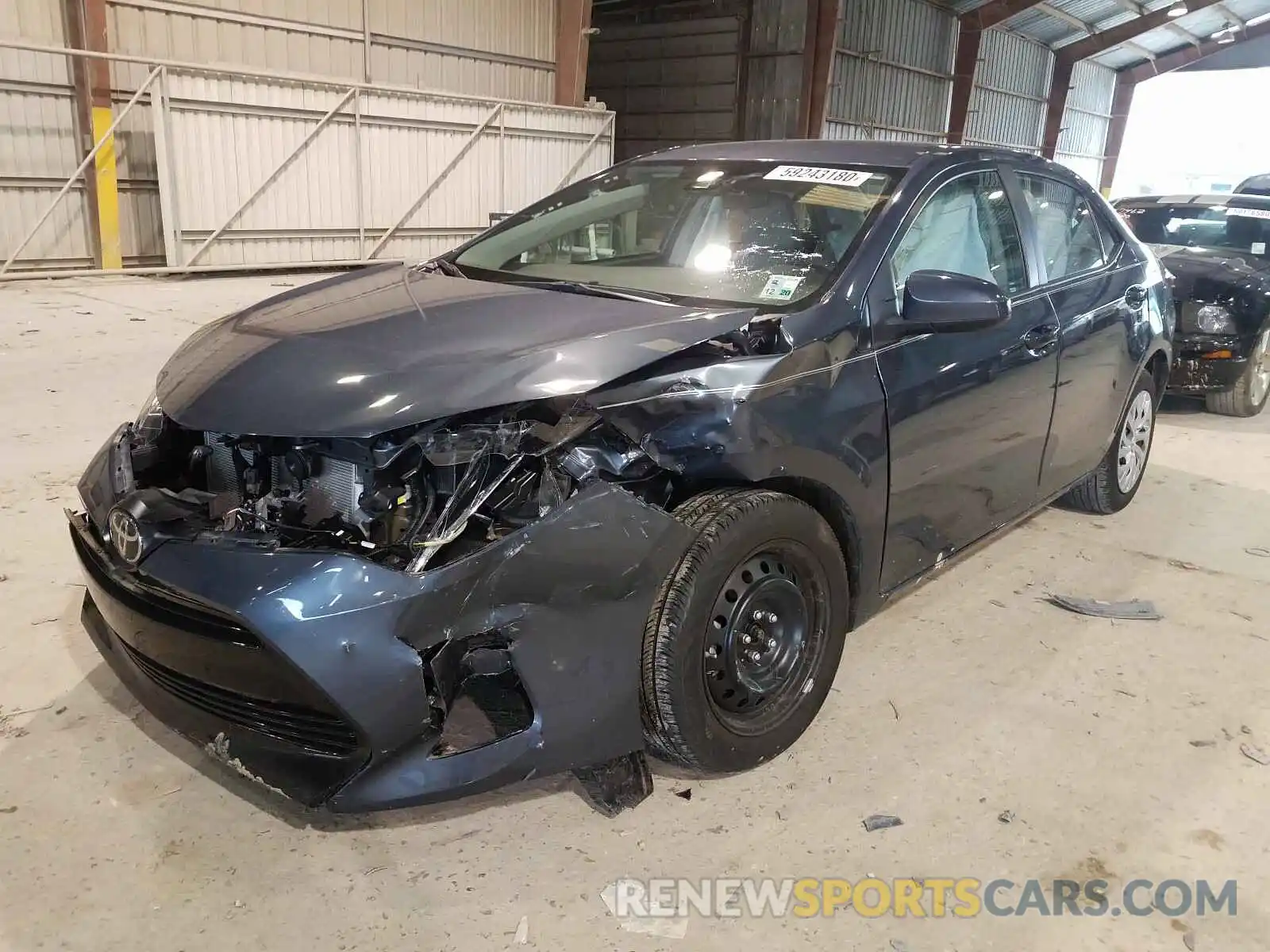 2 Photograph of a damaged car 5YFBURHE8KP915639 TOYOTA COROLLA 2019