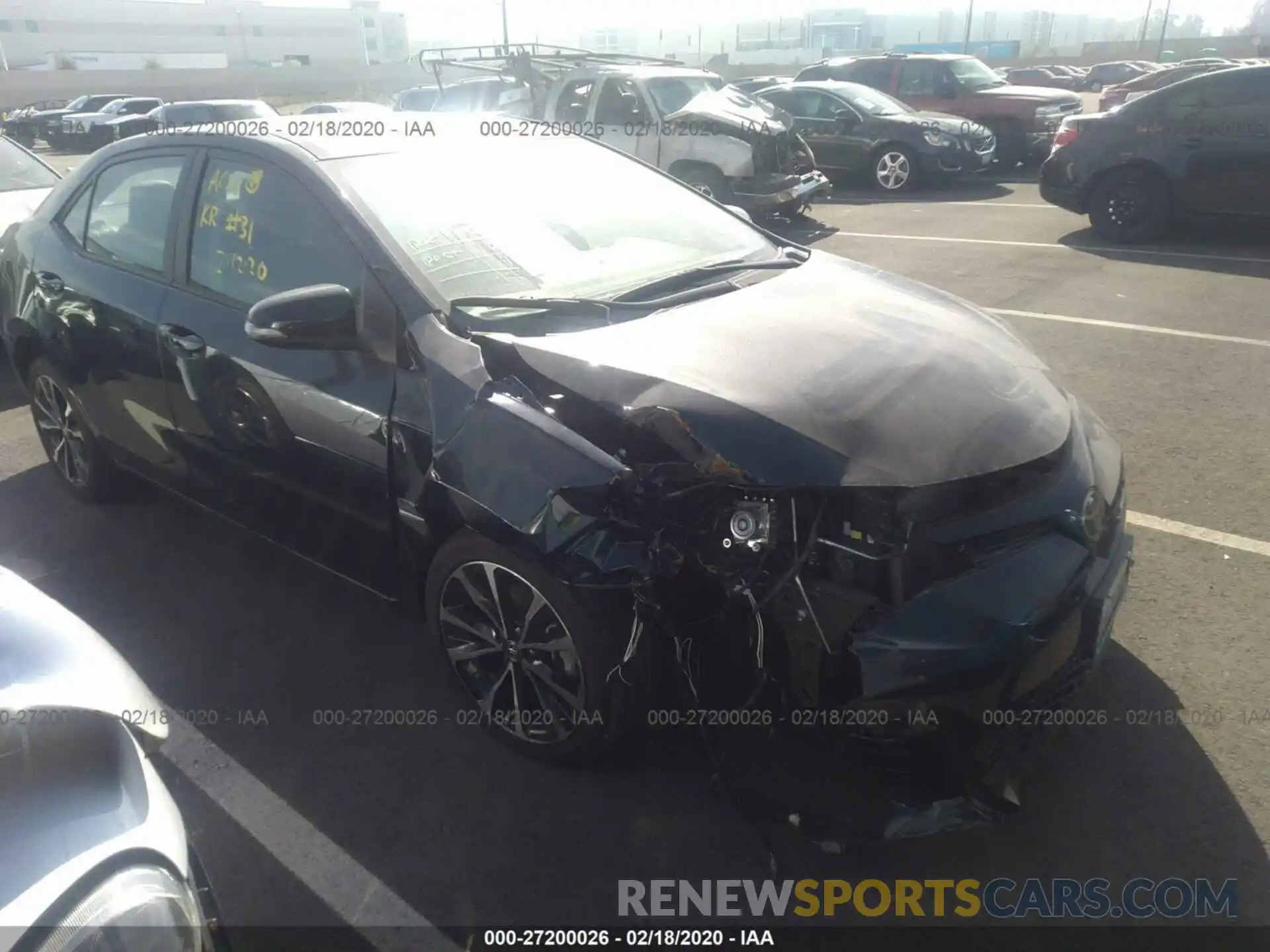 1 Photograph of a damaged car 5YFBURHE8KP915947 TOYOTA COROLLA 2019