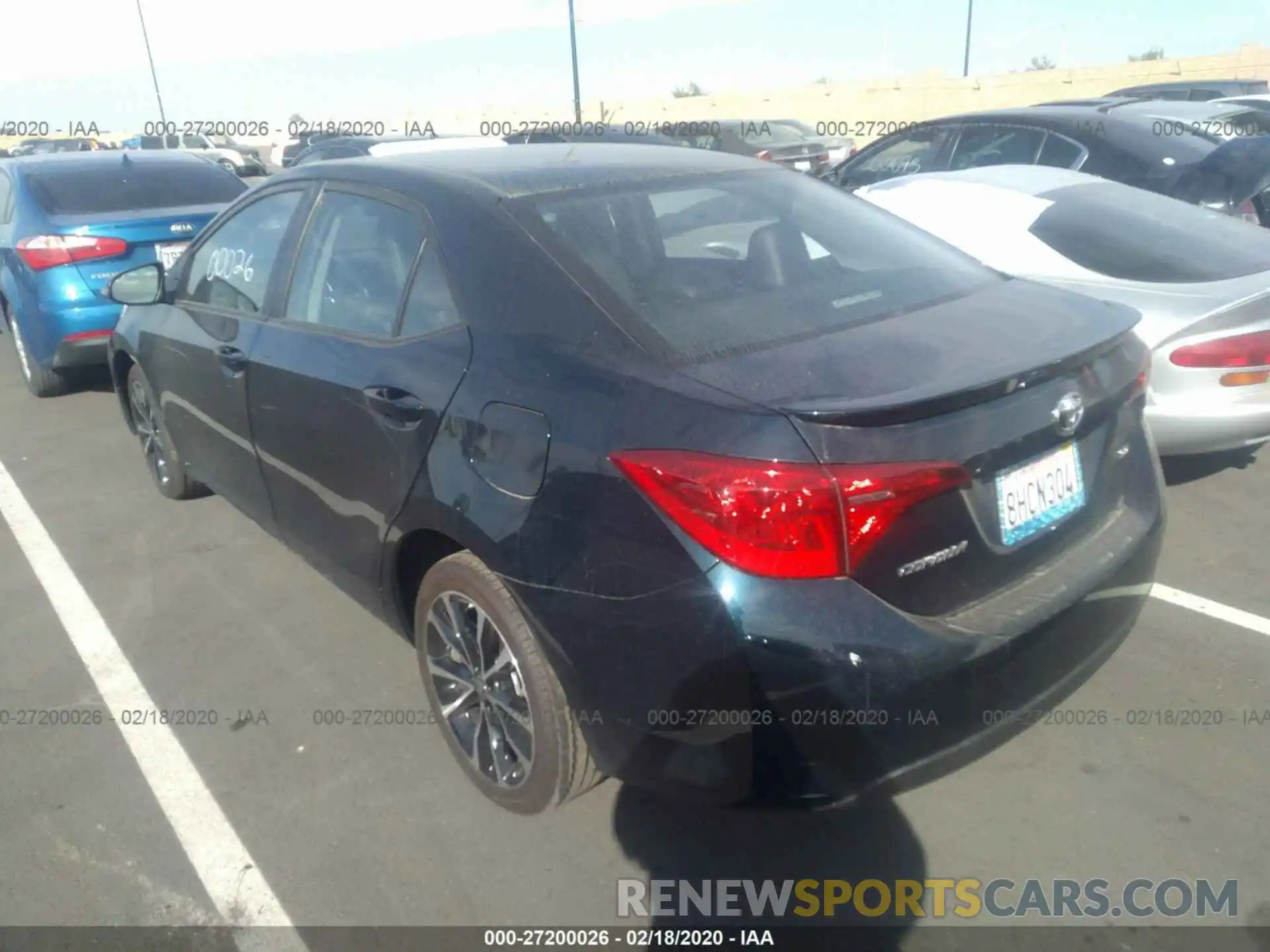 3 Photograph of a damaged car 5YFBURHE8KP915947 TOYOTA COROLLA 2019