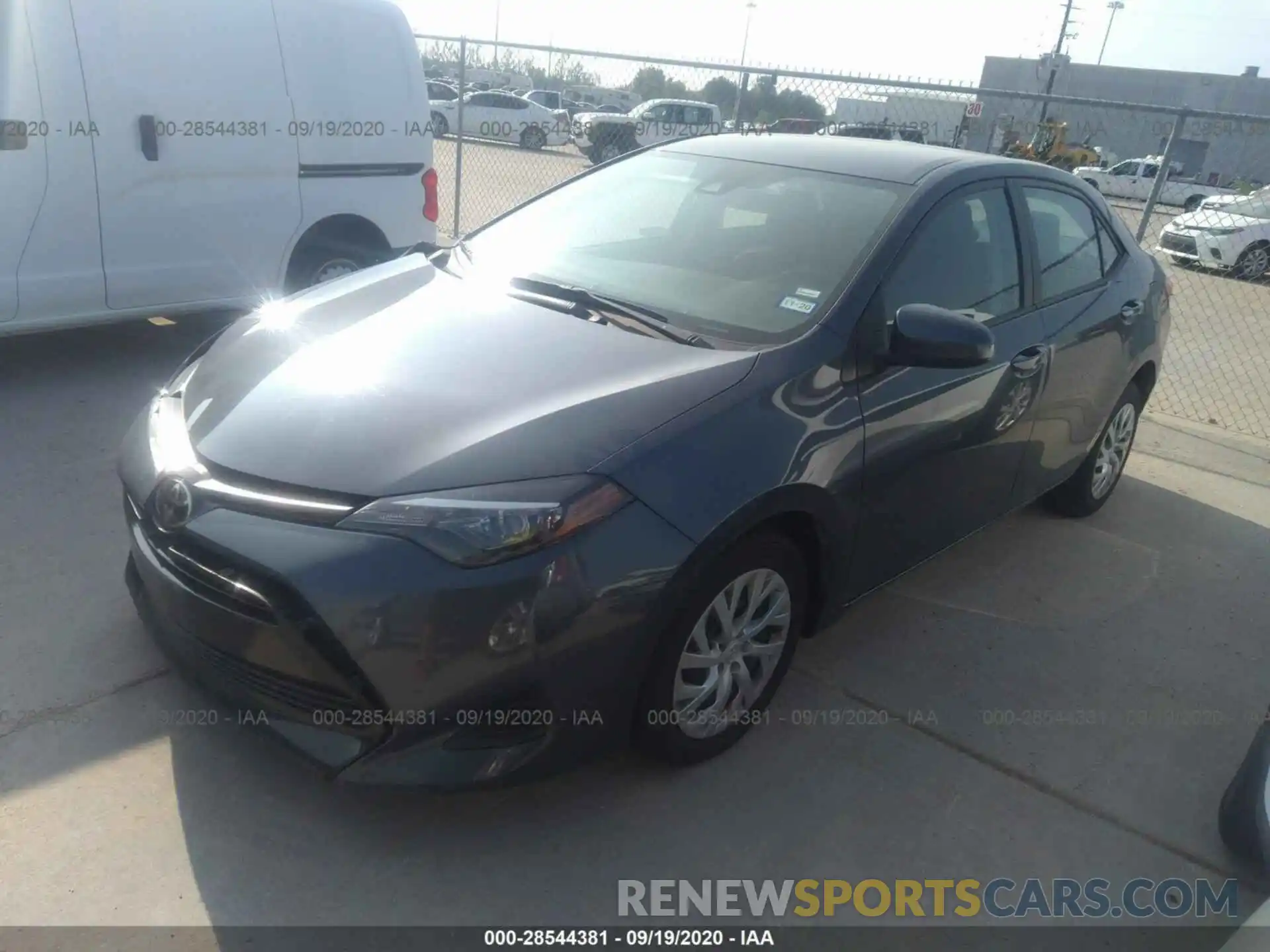 2 Photograph of a damaged car 5YFBURHE8KP916256 TOYOTA COROLLA 2019