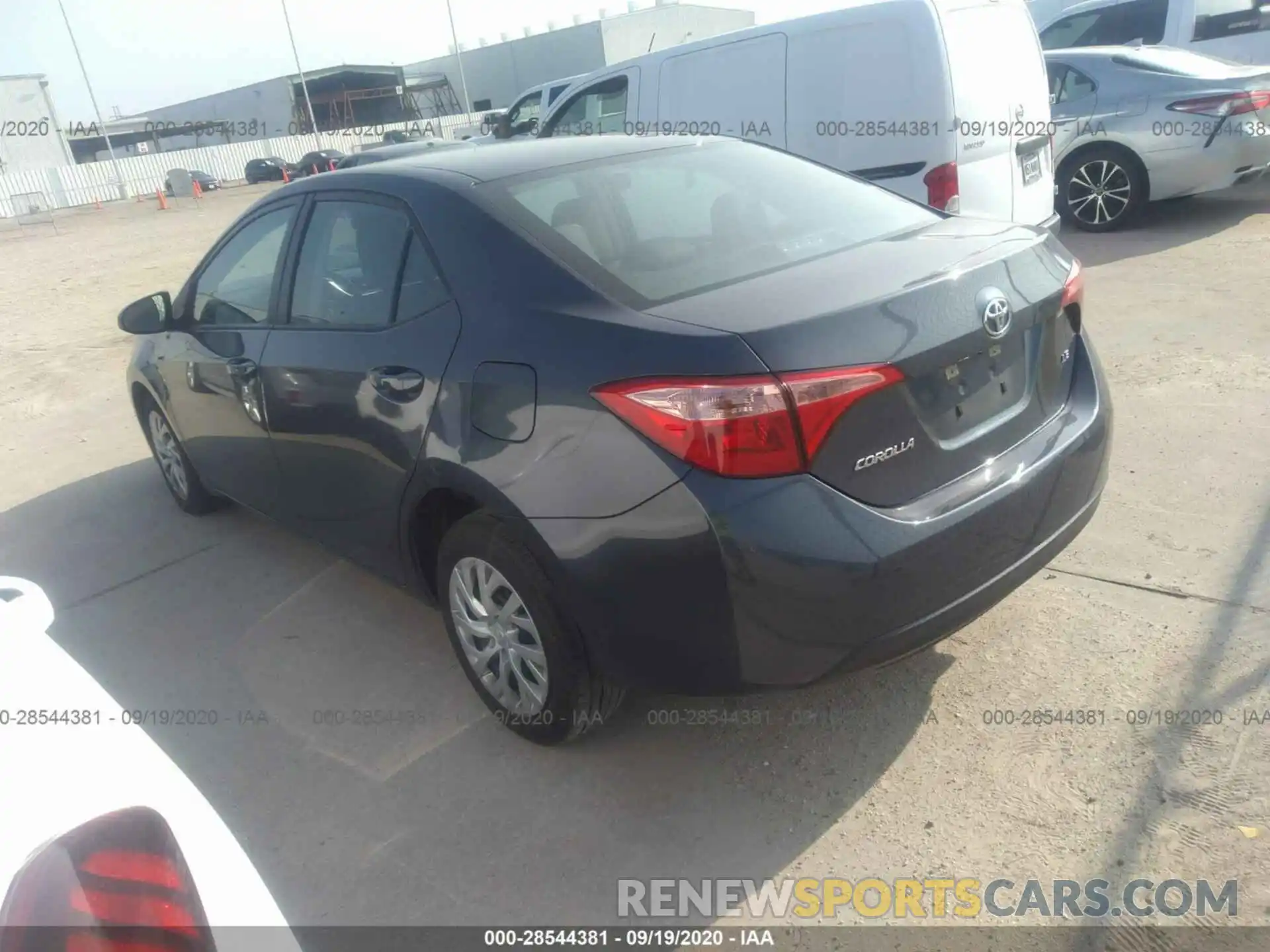 3 Photograph of a damaged car 5YFBURHE8KP916256 TOYOTA COROLLA 2019