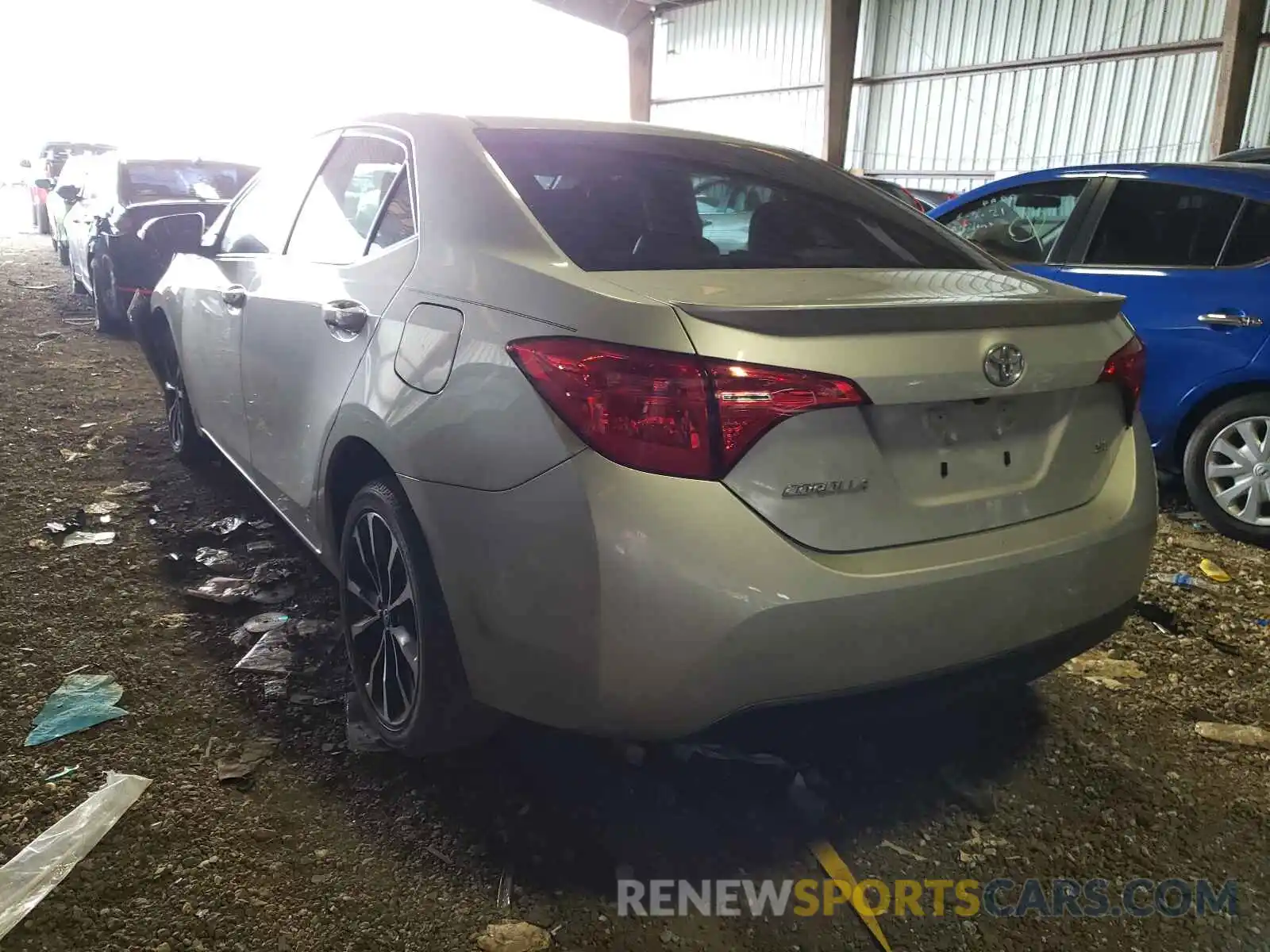 3 Photograph of a damaged car 5YFBURHE8KP916788 TOYOTA COROLLA 2019