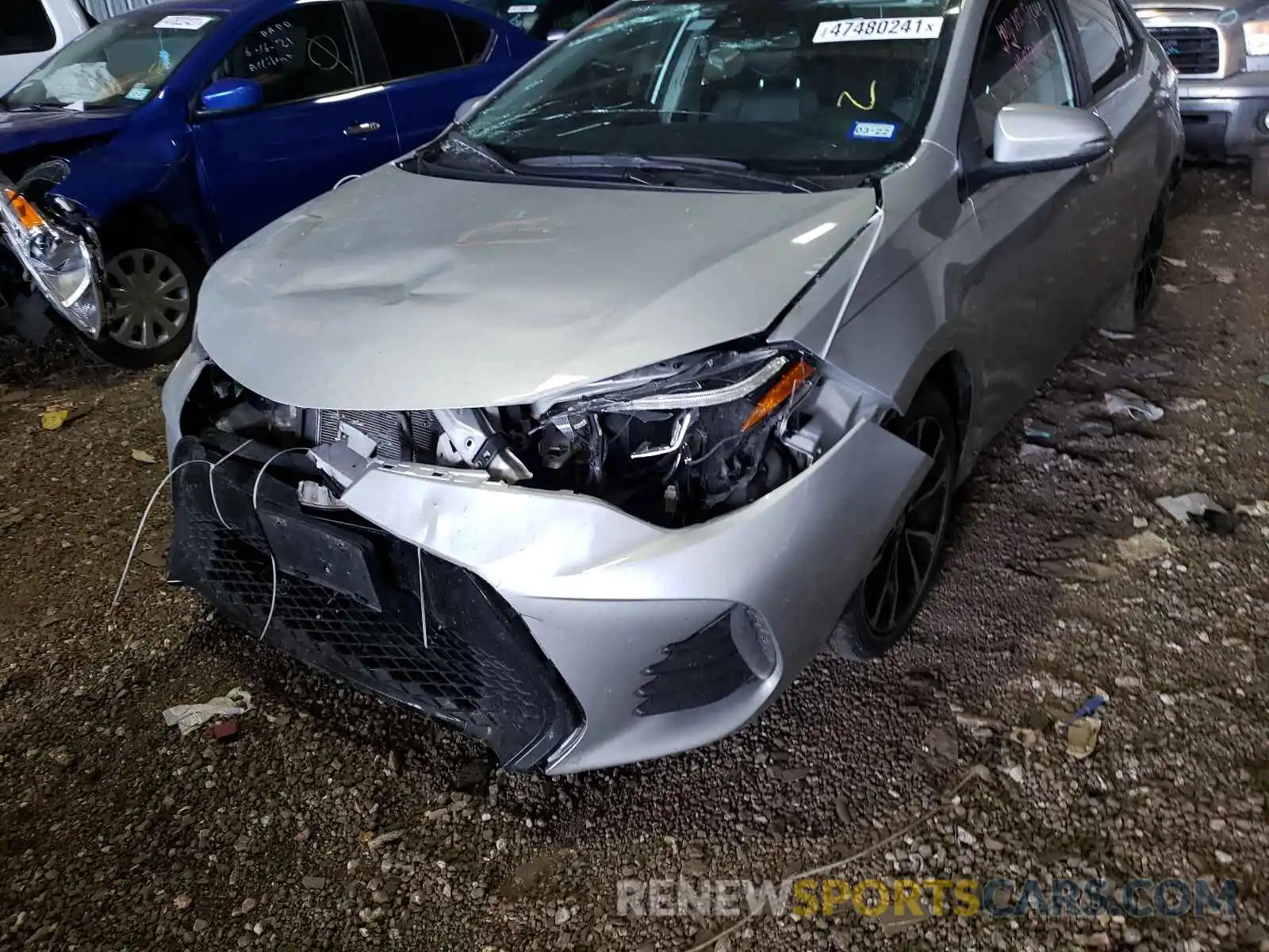 9 Photograph of a damaged car 5YFBURHE8KP916788 TOYOTA COROLLA 2019