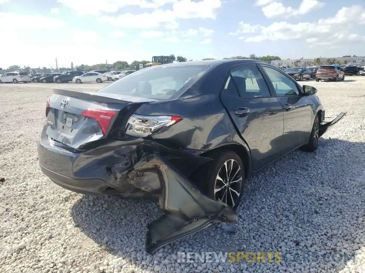 4 Photograph of a damaged car 5YFBURHE8KP917164 TOYOTA COROLLA 2019