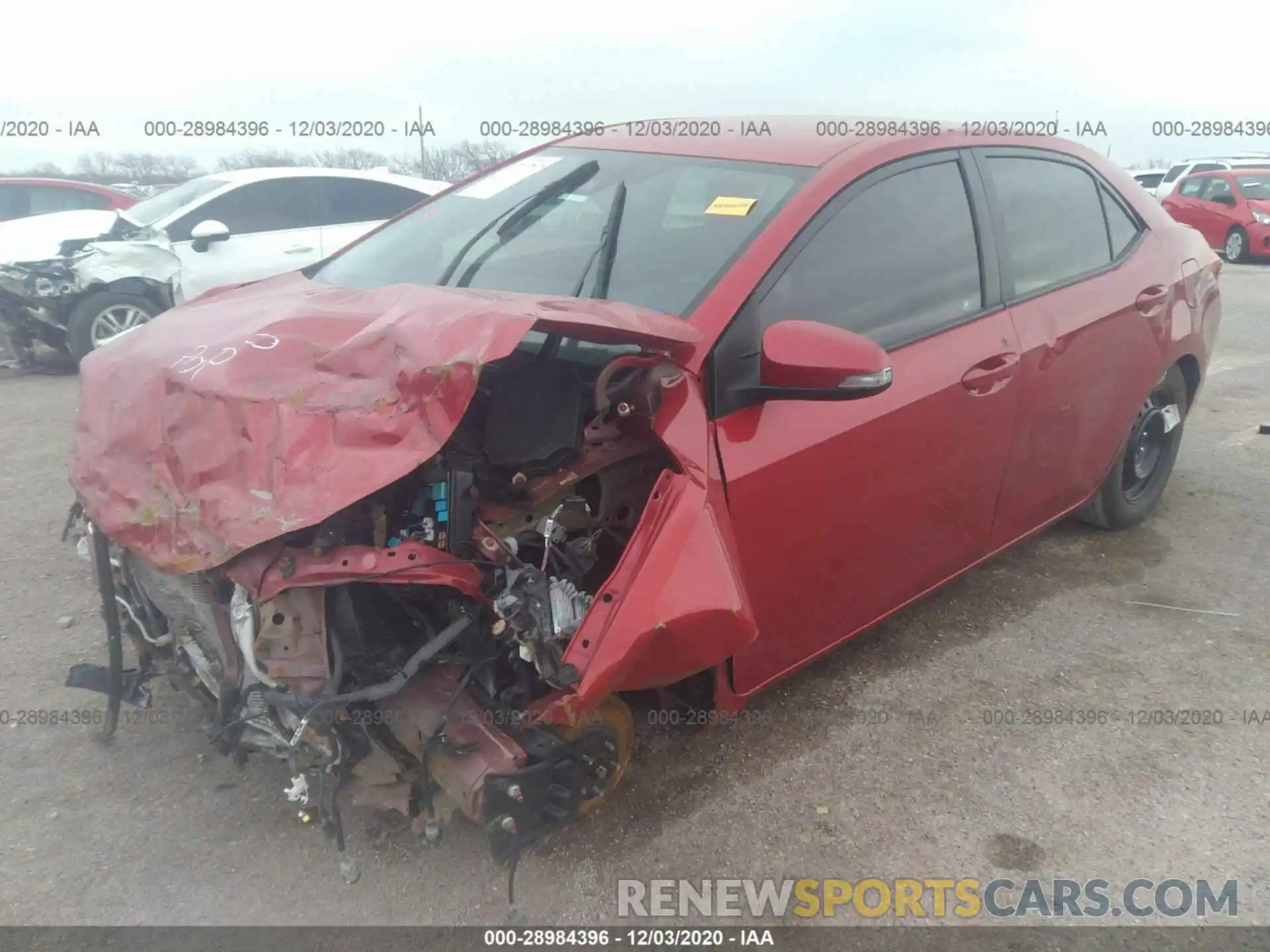 2 Photograph of a damaged car 5YFBURHE8KP917262 TOYOTA COROLLA 2019