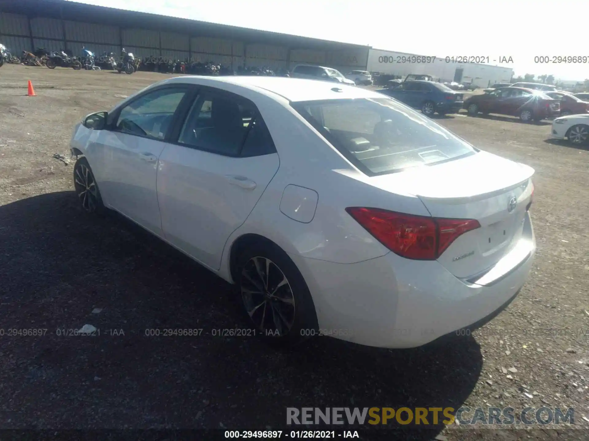 3 Photograph of a damaged car 5YFBURHE8KP917357 TOYOTA COROLLA 2019