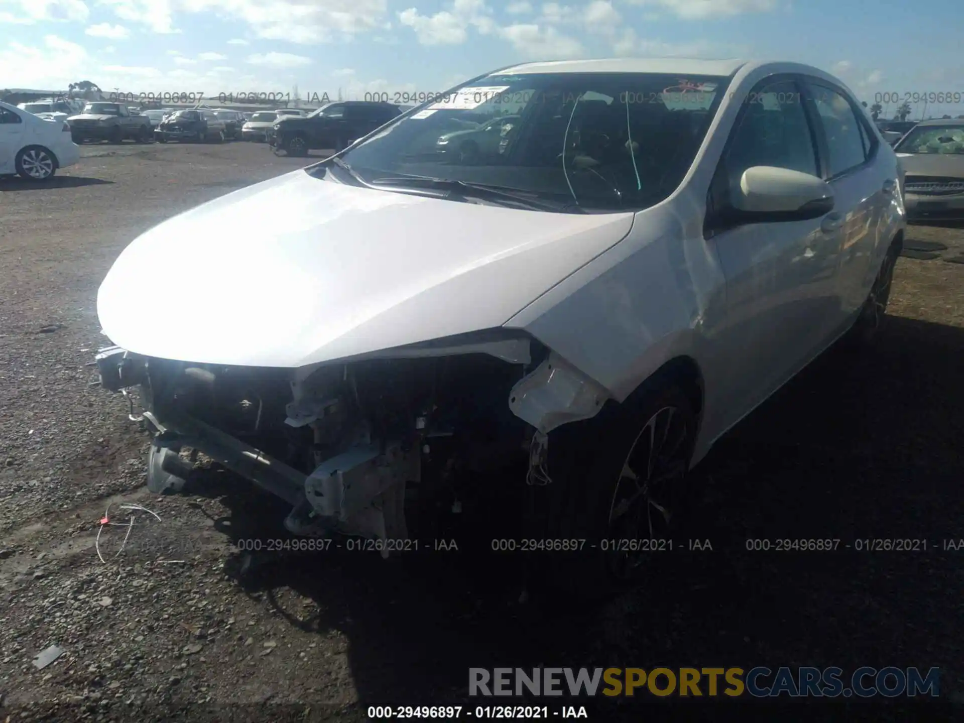 6 Photograph of a damaged car 5YFBURHE8KP917357 TOYOTA COROLLA 2019