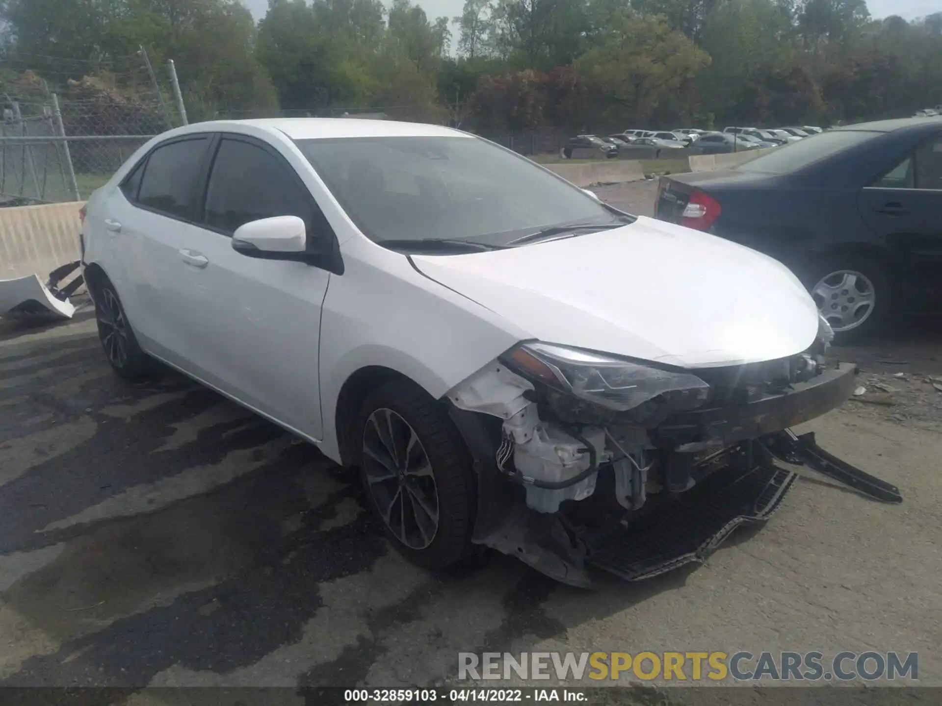 1 Photograph of a damaged car 5YFBURHE8KP917360 TOYOTA COROLLA 2019