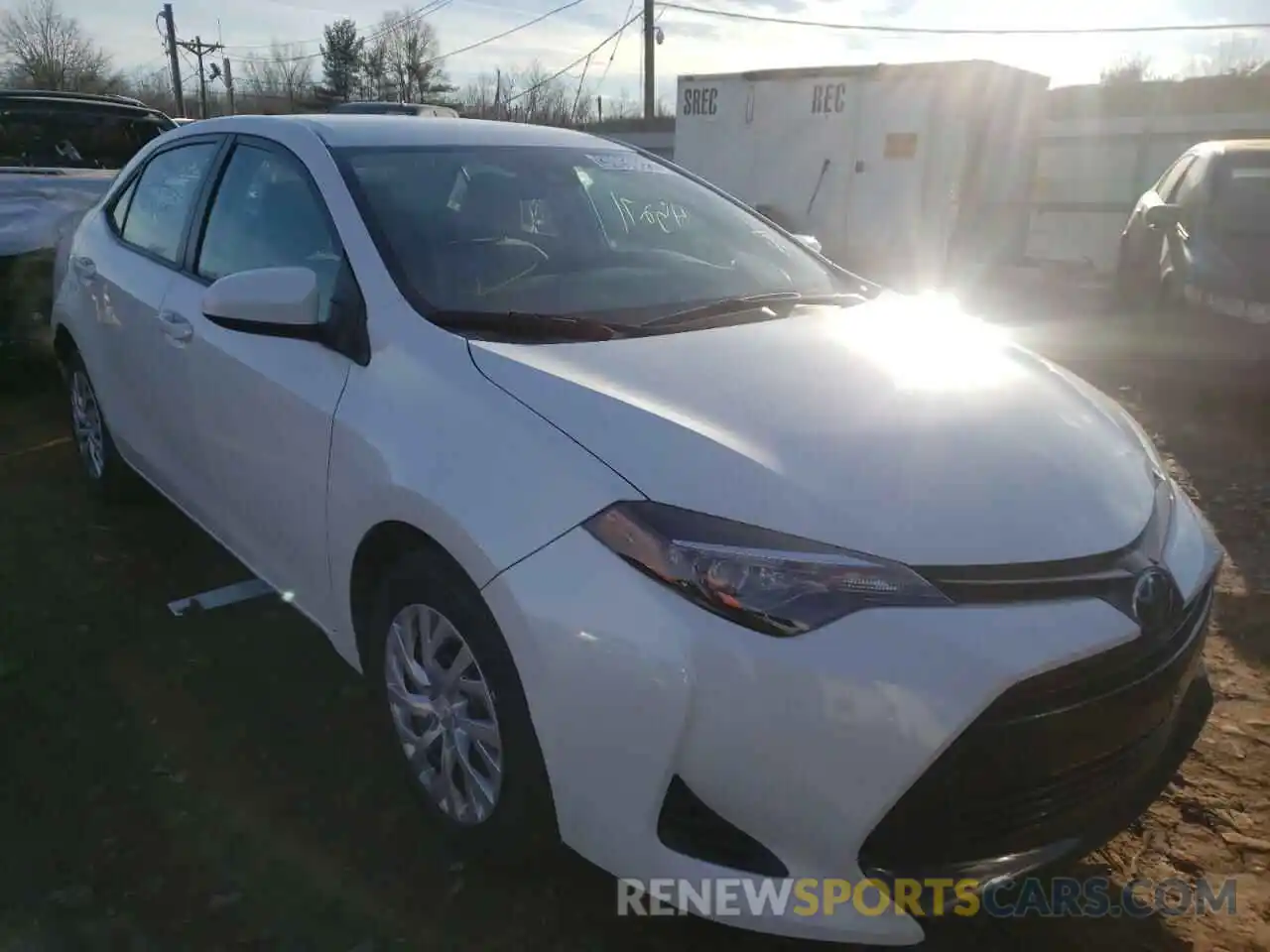 1 Photograph of a damaged car 5YFBURHE8KP917875 TOYOTA COROLLA 2019