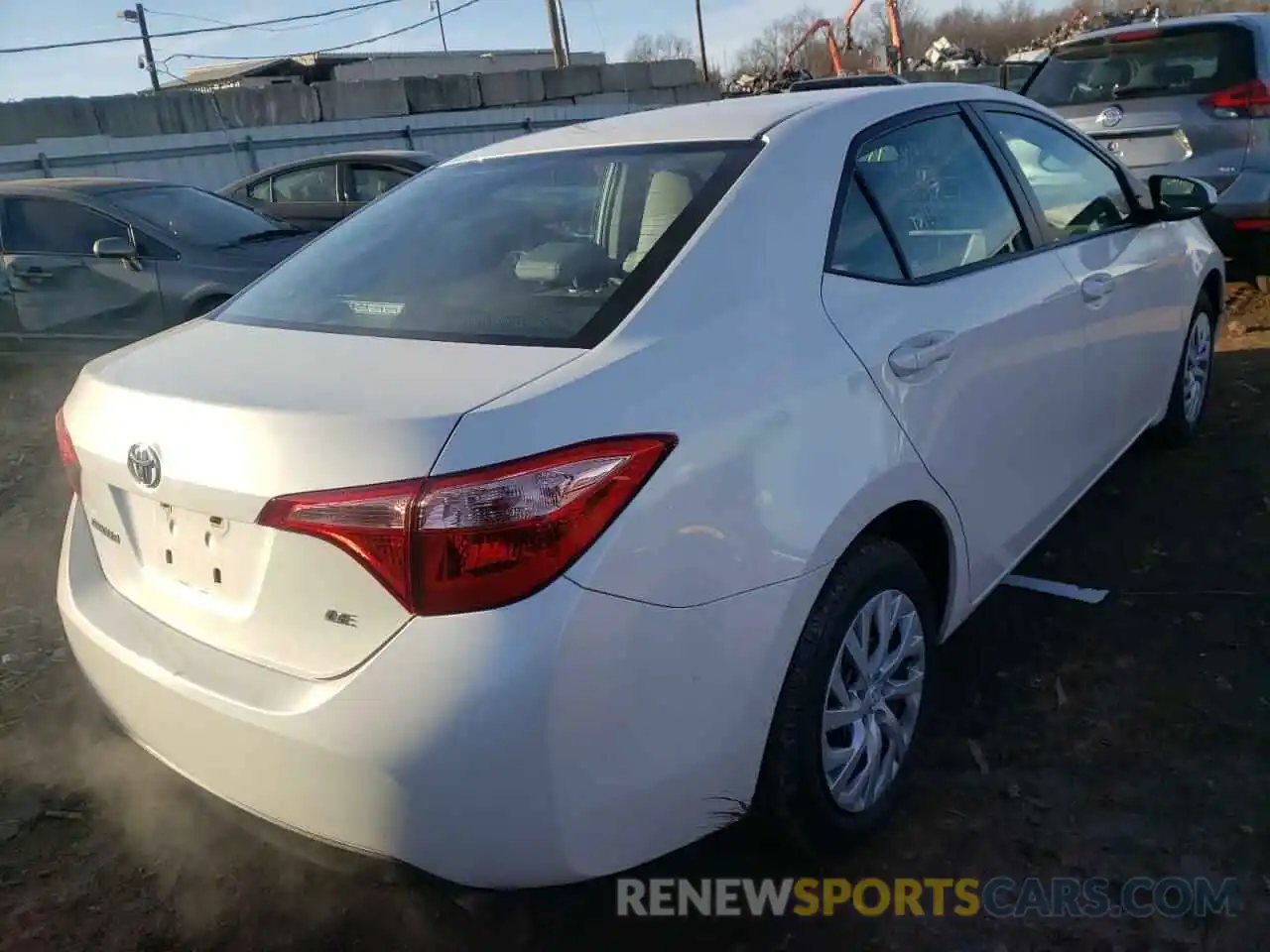 4 Photograph of a damaged car 5YFBURHE8KP917875 TOYOTA COROLLA 2019