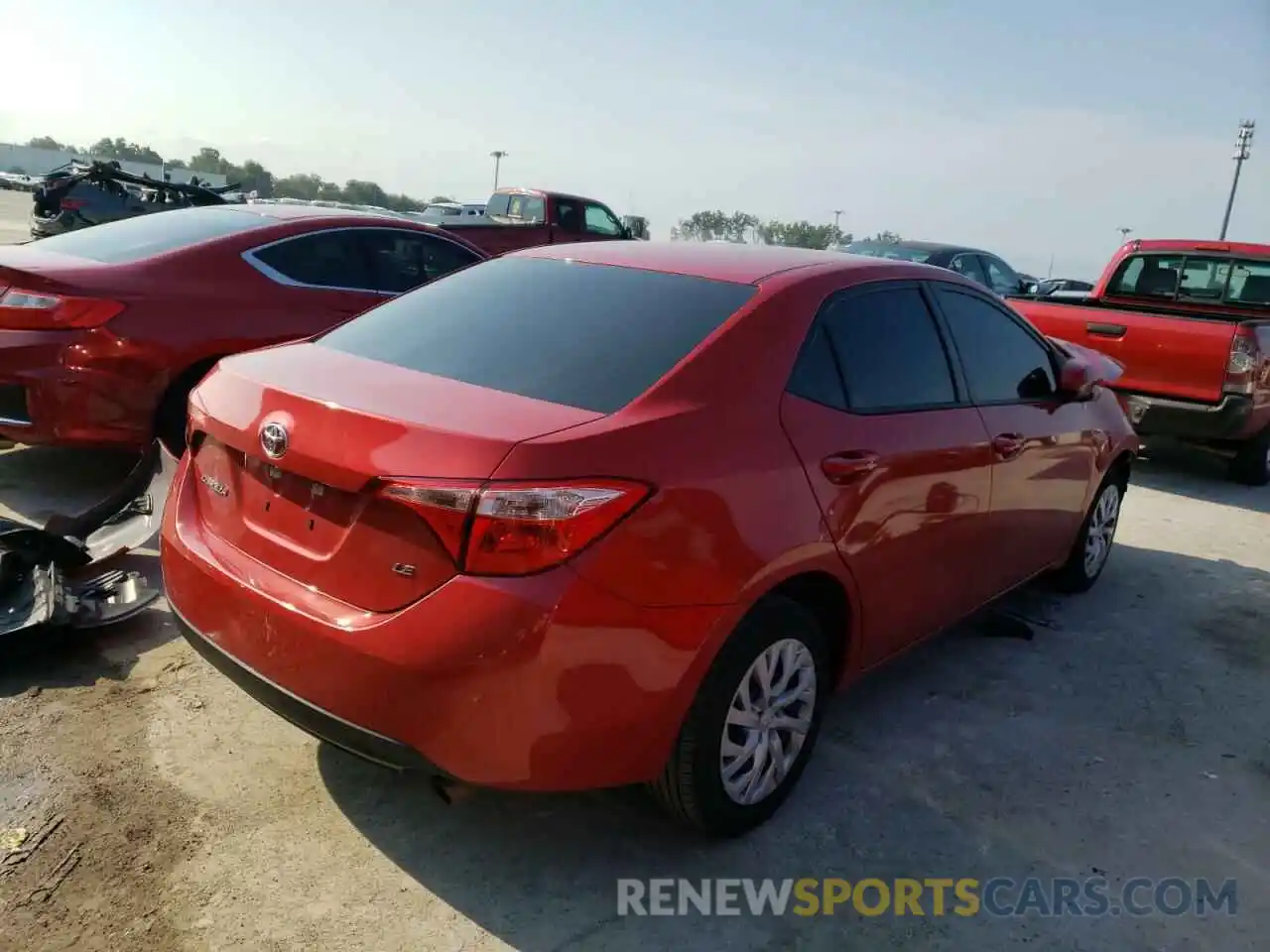 4 Photograph of a damaged car 5YFBURHE8KP918105 TOYOTA COROLLA 2019