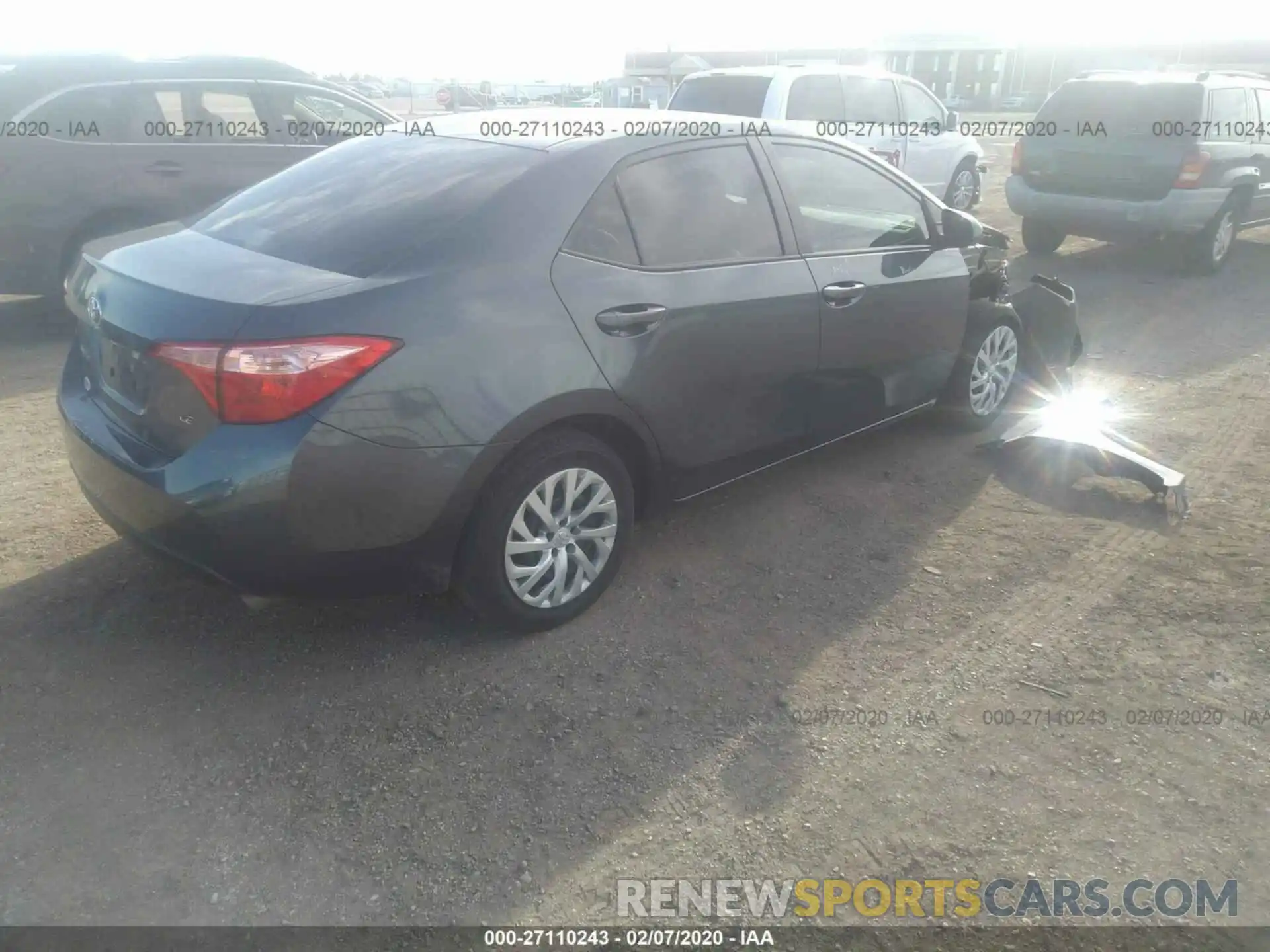 4 Photograph of a damaged car 5YFBURHE8KP918329 TOYOTA COROLLA 2019