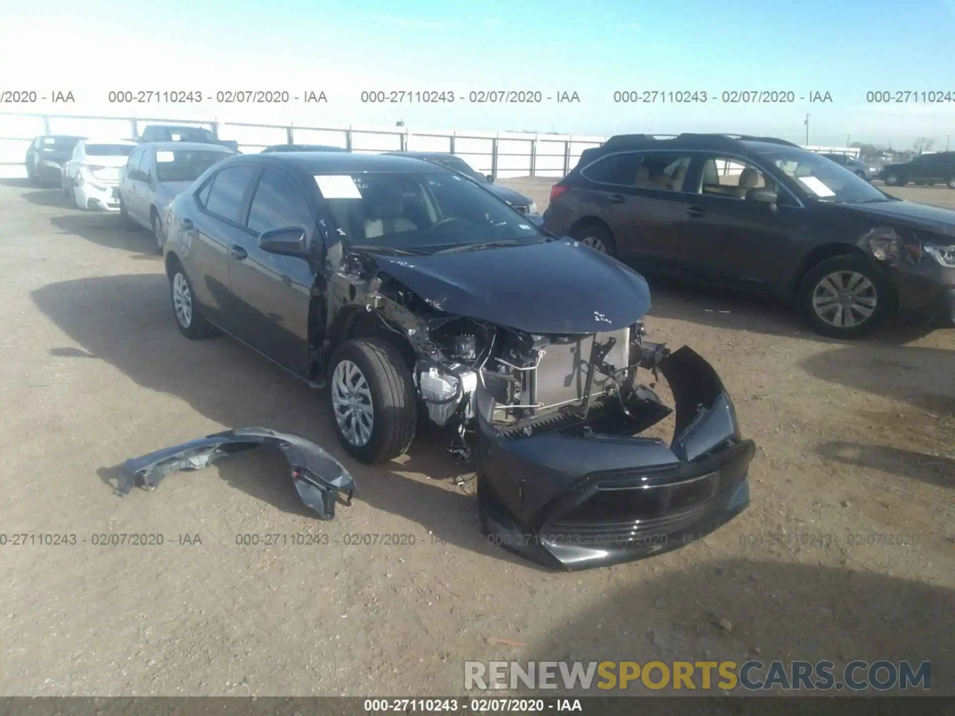 6 Photograph of a damaged car 5YFBURHE8KP918329 TOYOTA COROLLA 2019