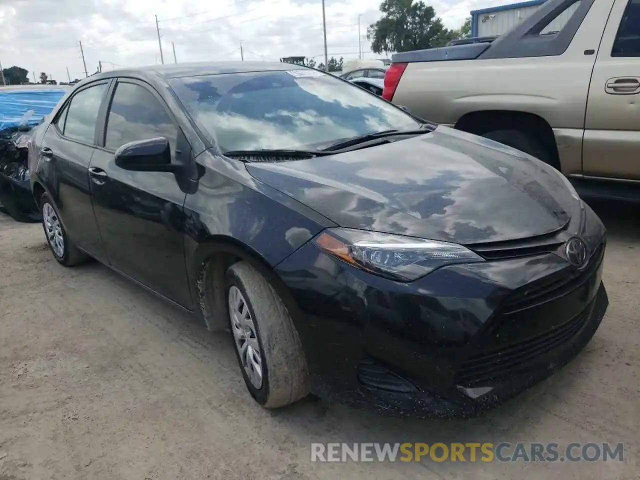 1 Photograph of a damaged car 5YFBURHE8KP918587 TOYOTA COROLLA 2019