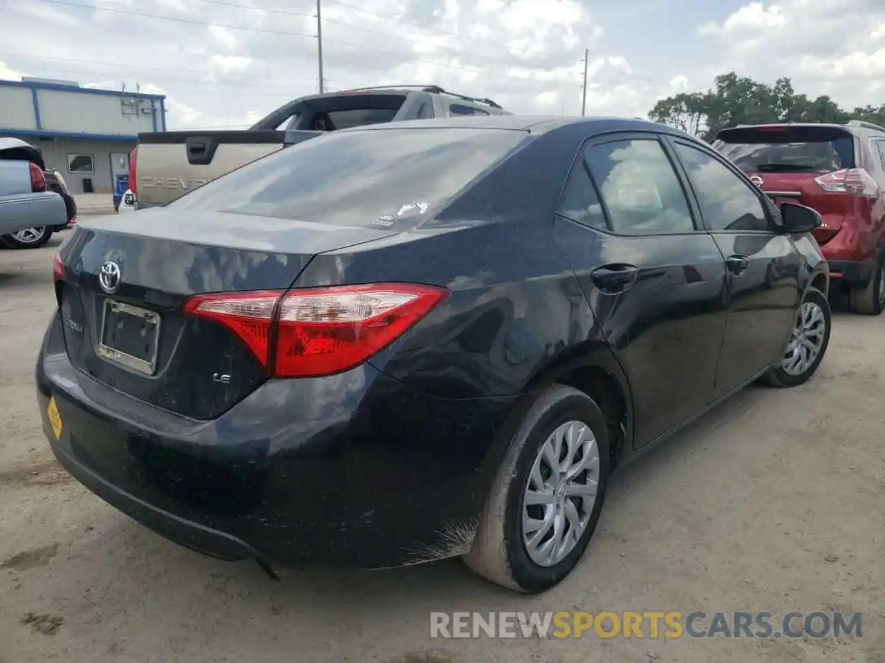 4 Photograph of a damaged car 5YFBURHE8KP918587 TOYOTA COROLLA 2019