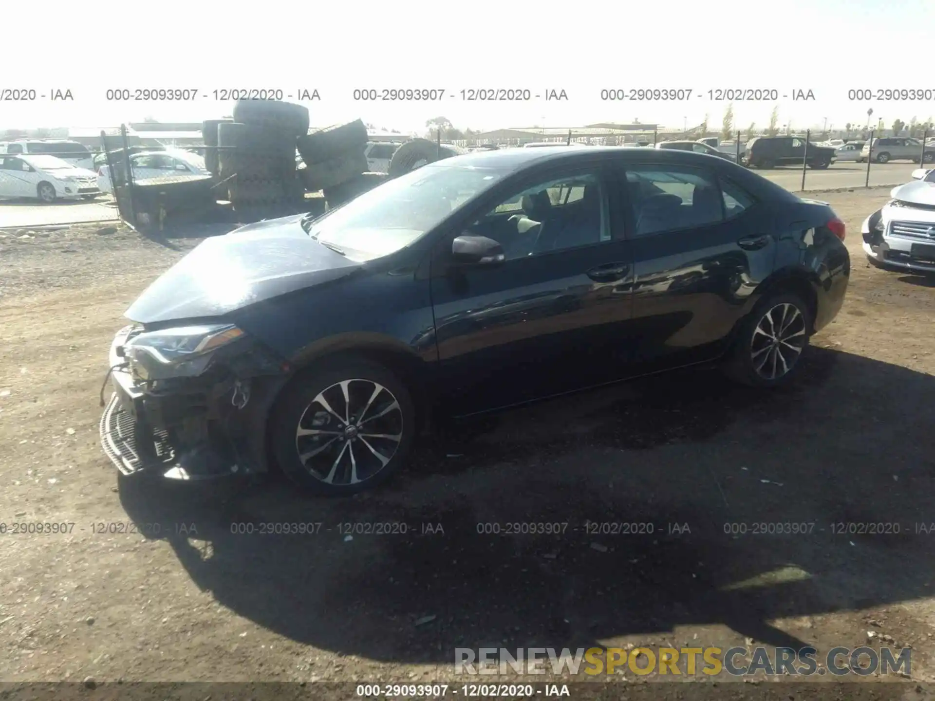 2 Photograph of a damaged car 5YFBURHE8KP918962 TOYOTA COROLLA 2019