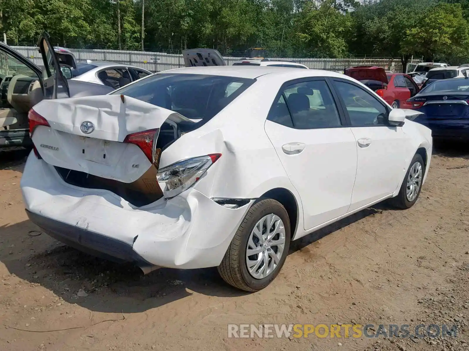 4 Photograph of a damaged car 5YFBURHE8KP919139 TOYOTA COROLLA 2019