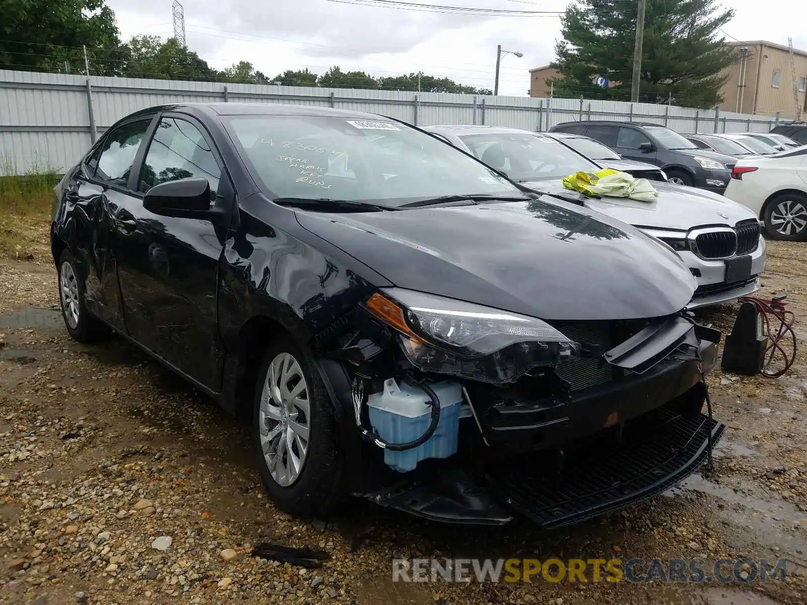 1 Photograph of a damaged car 5YFBURHE8KP919335 TOYOTA COROLLA 2019