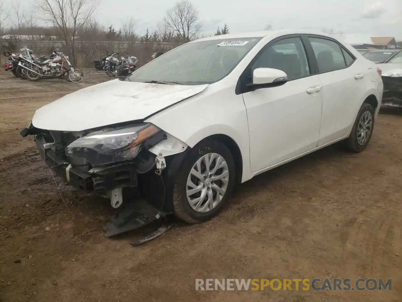 2 Photograph of a damaged car 5YFBURHE8KP919352 TOYOTA COROLLA 2019